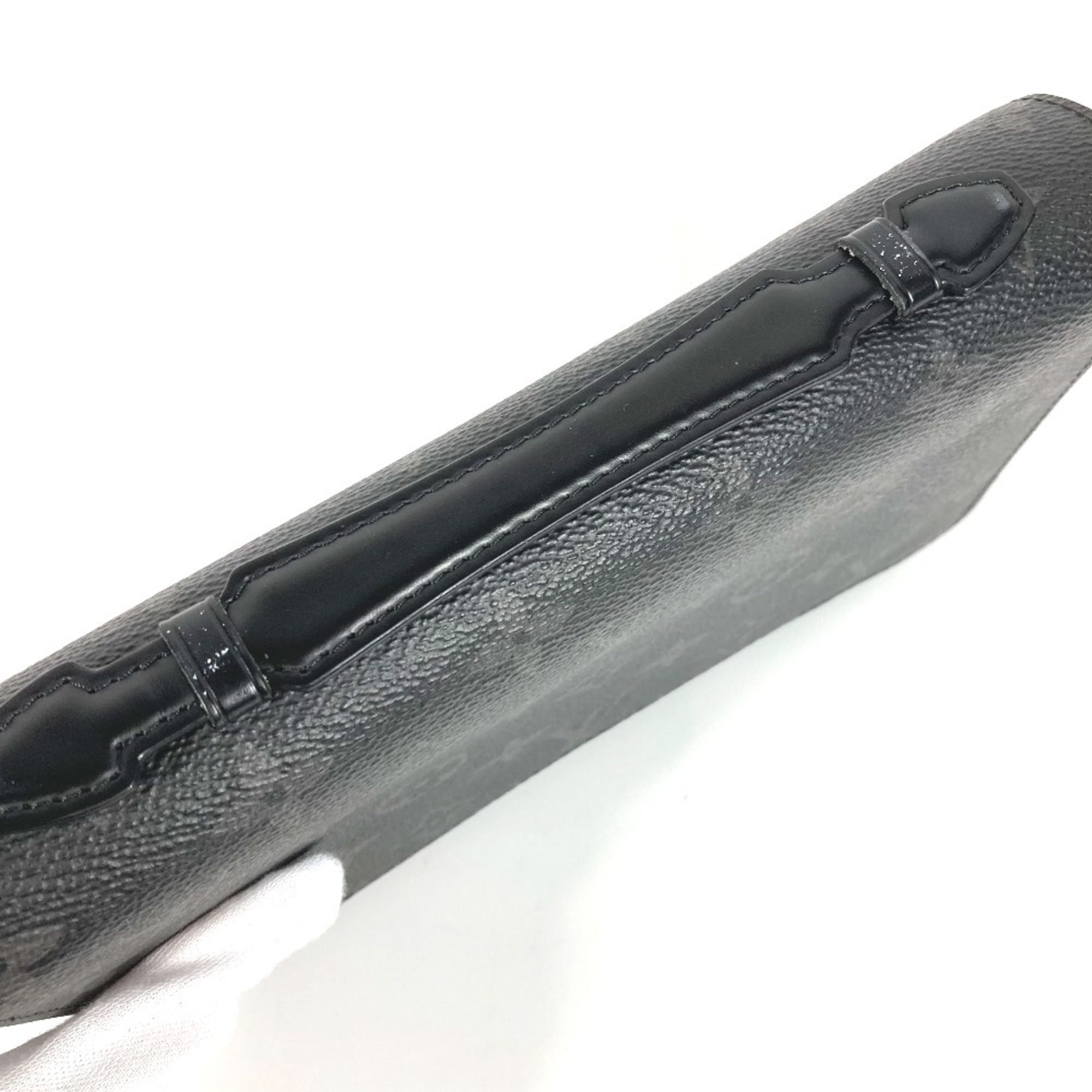 Louis Vuitton Monogram Eclipse Black Monogram Eclipse Monogram Eclipse Long Bill Wallet (Bi-Fold) (Pre-Owned)