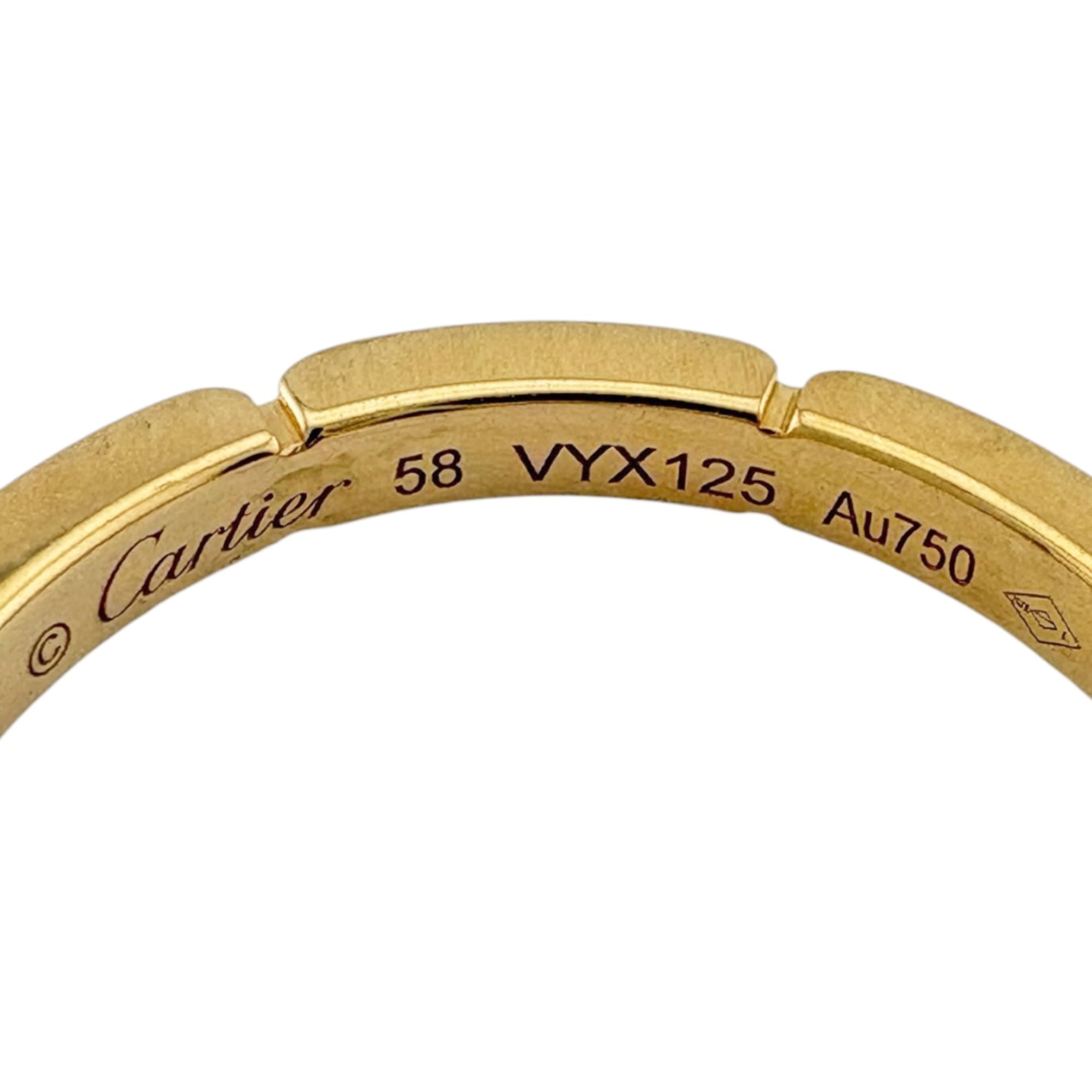 Cartier Gold Yellow Gold (18K) Band Ring (Pre-Owned)