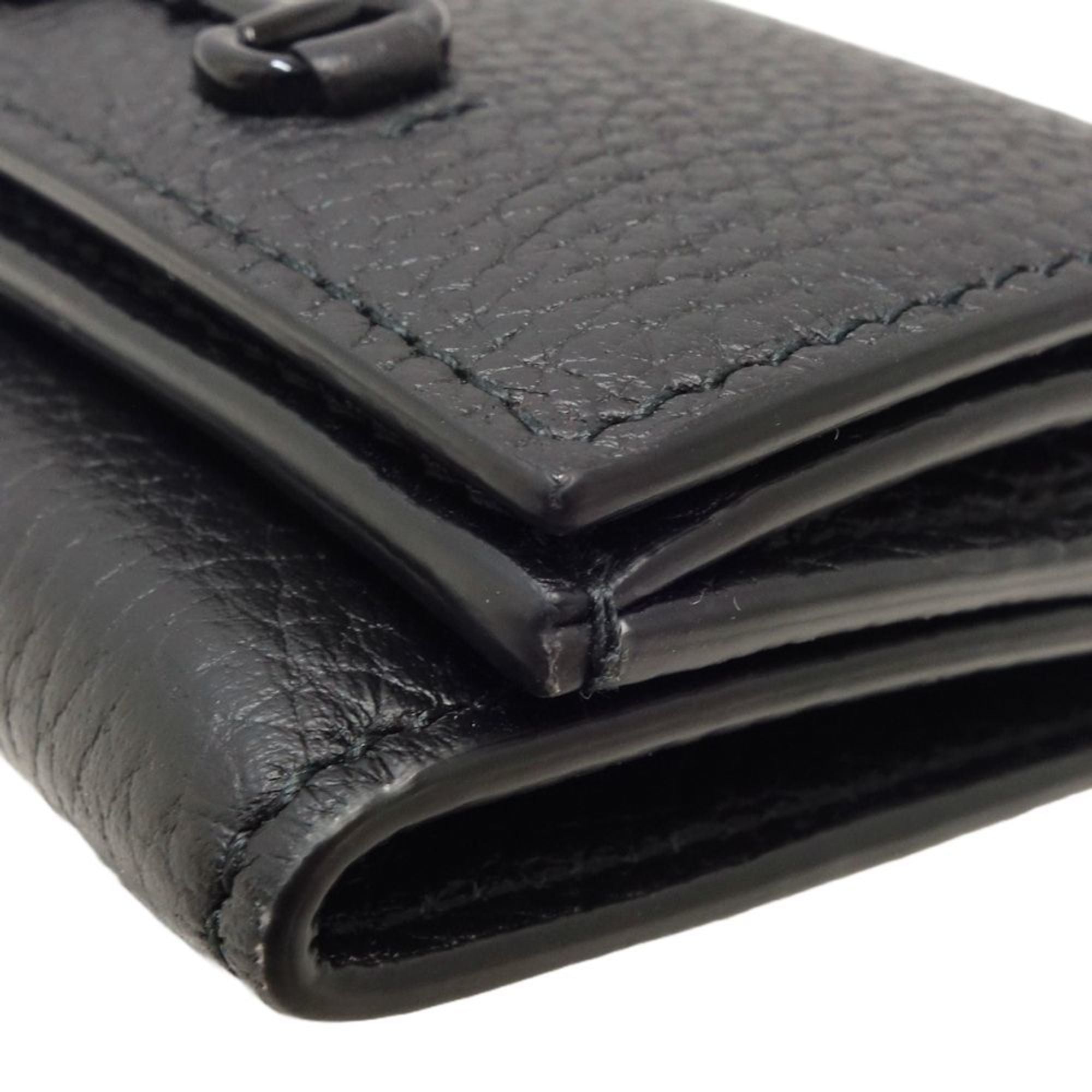 Gucci Black Leather Wallet (Tri-Fold) (Pre-Owned)