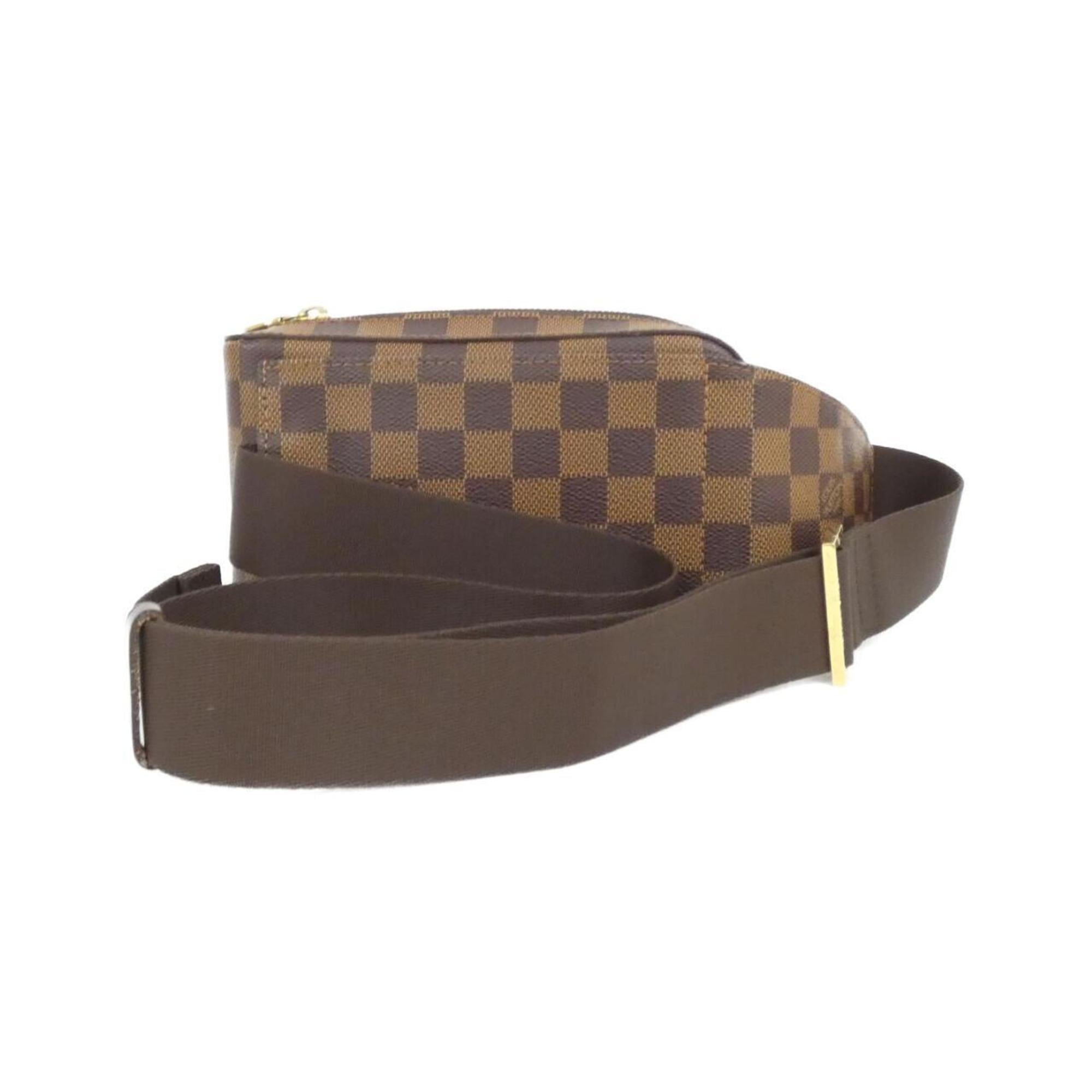 Louis Vuitton Brown Coated Canvas Shoulder Bag (Pre-Owned)