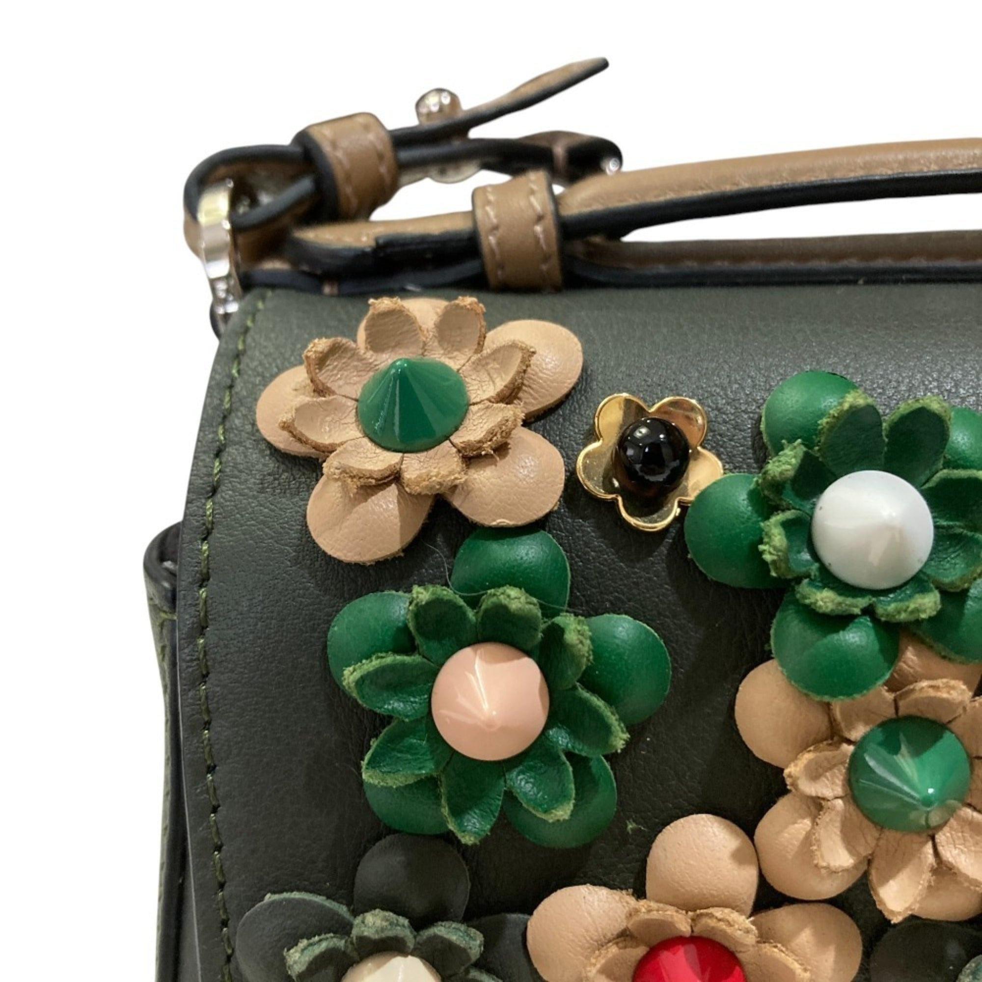Fendi Khaki Shoulder Bag (Pre-Owned)