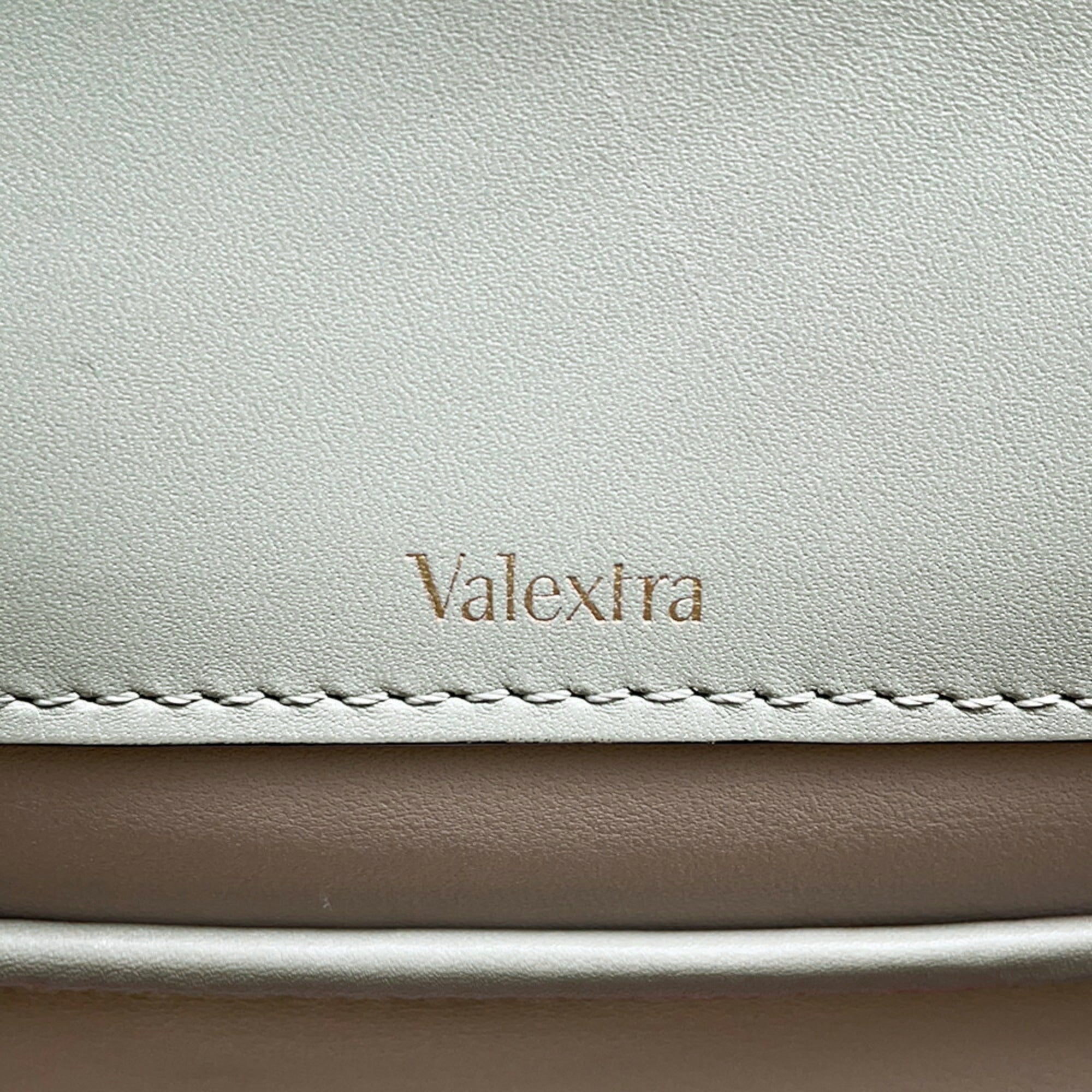 Valextra Light Gray Leather Handbag (Pre-Owned)