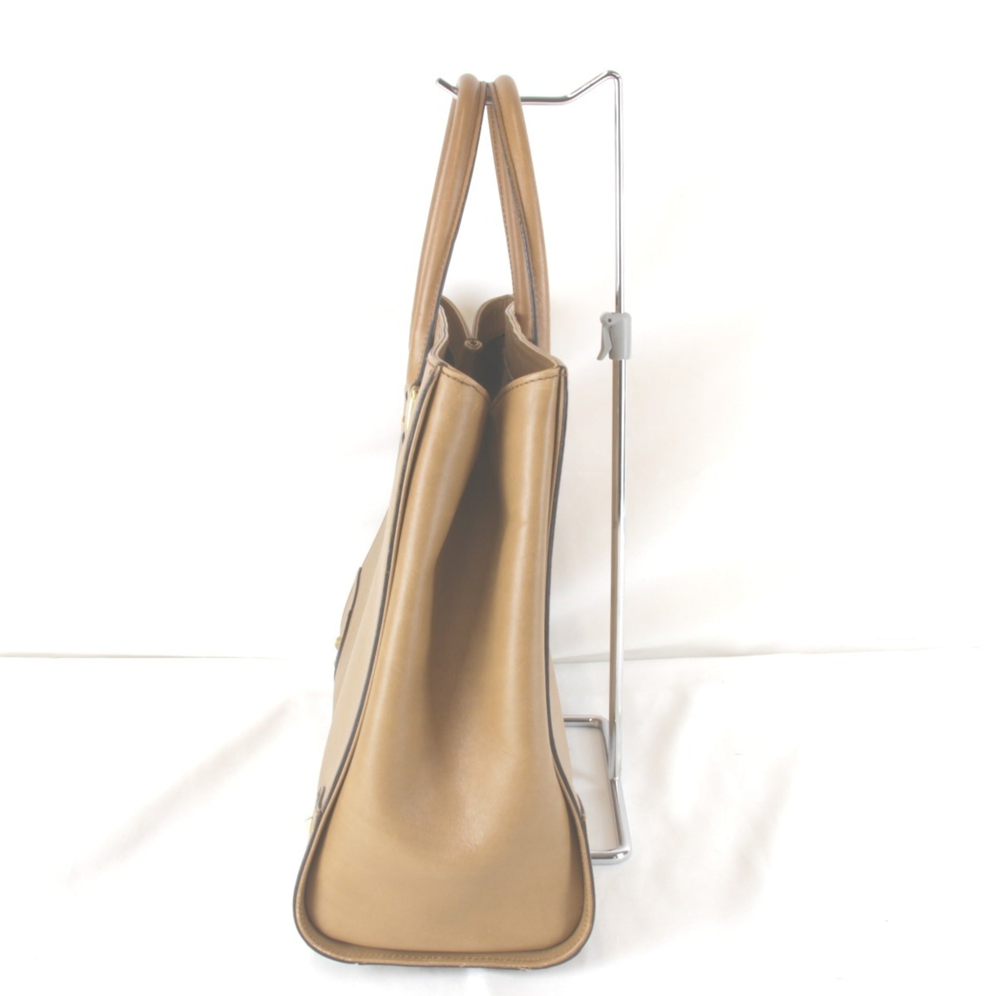 Gucci Camel Leather Tote Bag (Pre-Owned)