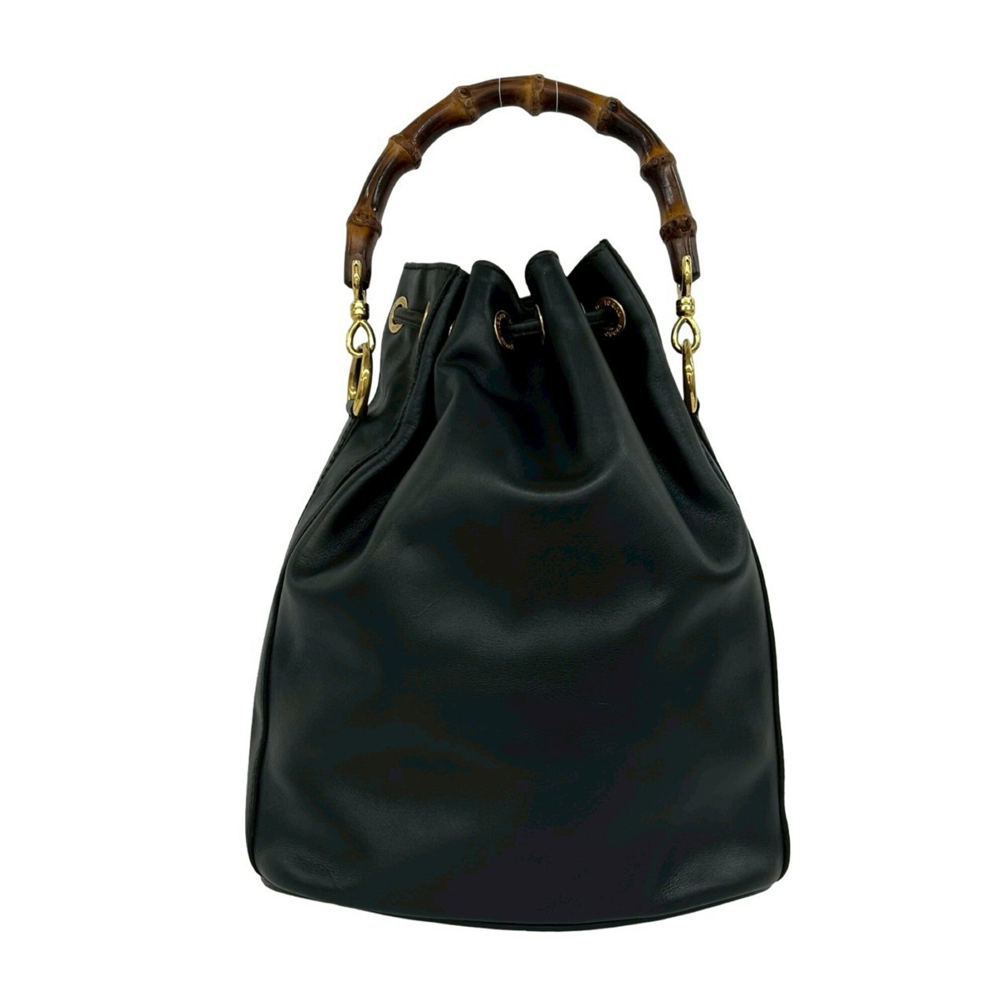 Gucci Black Leather Shoulder Bag (Pre-Owned)
