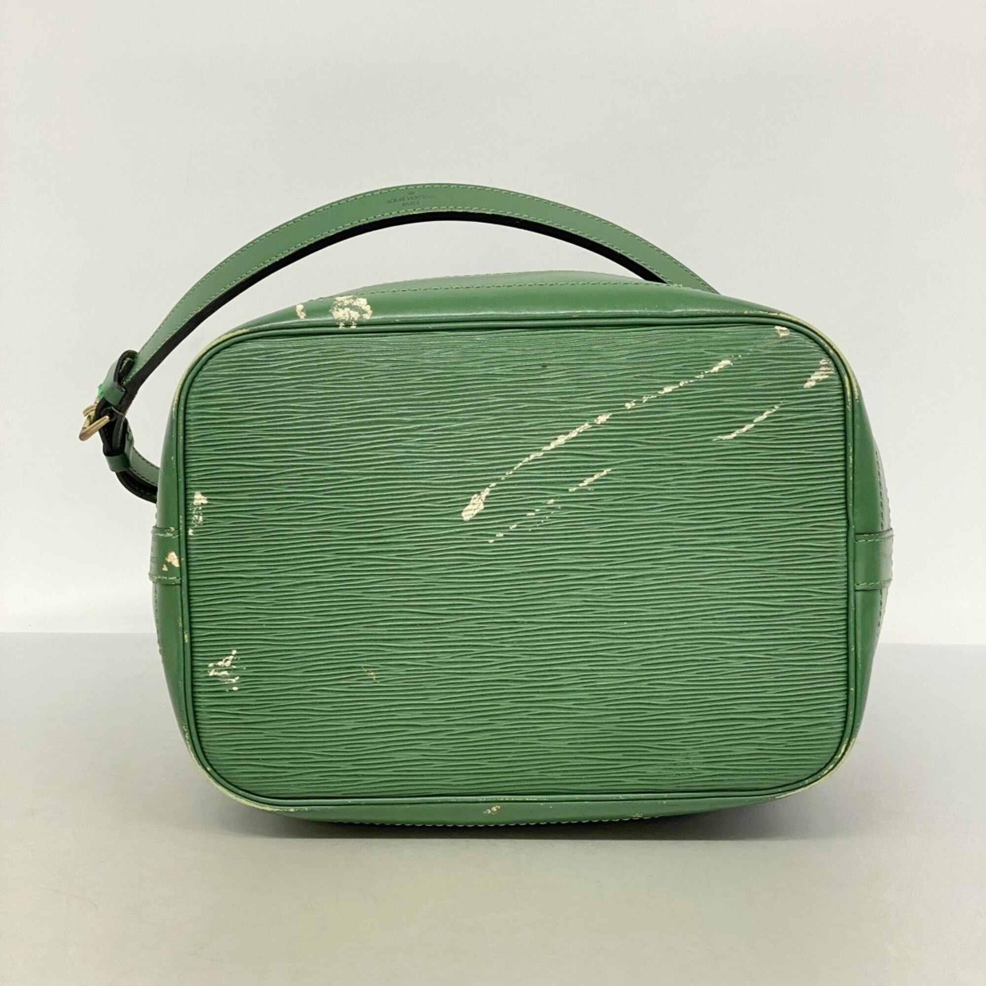 Louis Vuitton Borneo Green Toledo Blue Shoulder Bag (Pre-Owned)