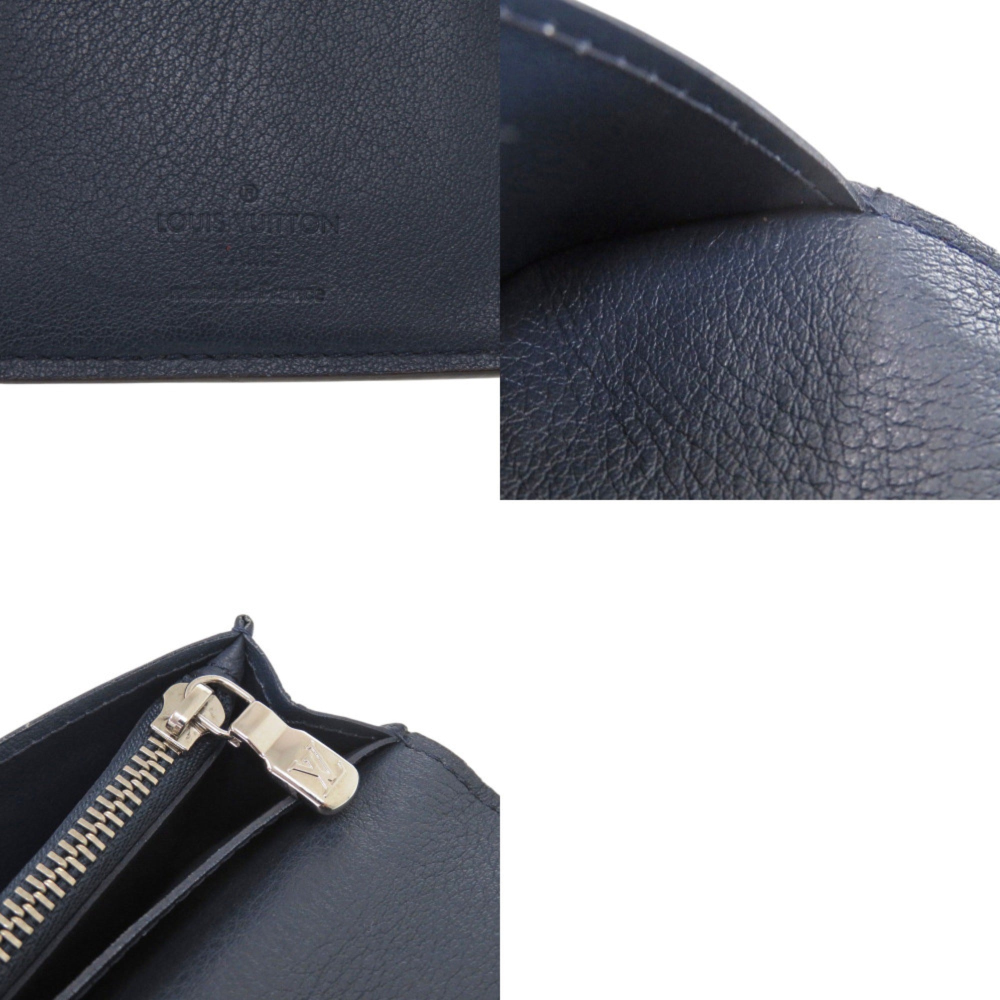 Louis Vuitton Ocean Leather Long Wallet (Bi-Fold) (Pre-Owned)