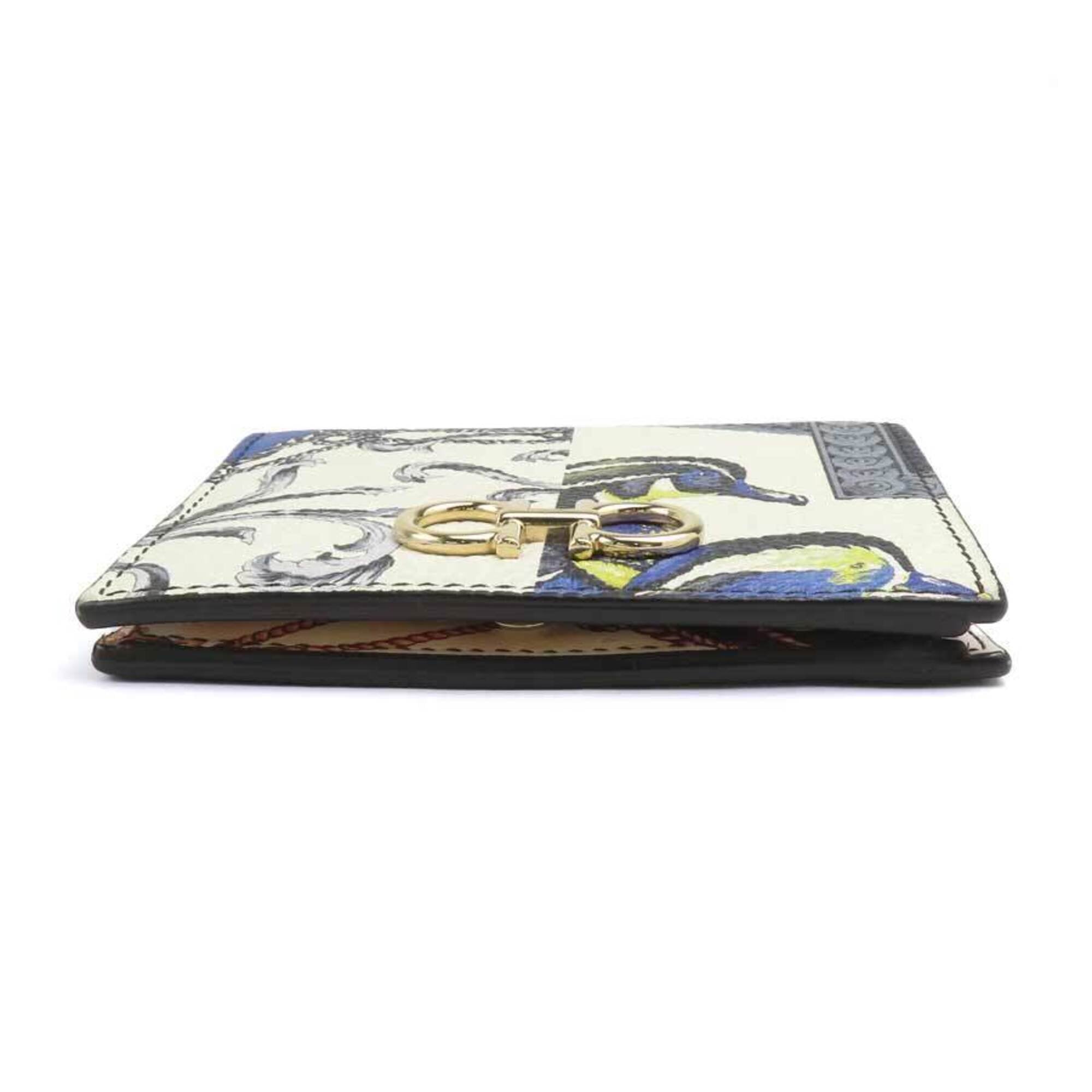Salvatore Ferragamo Multi-Color Leather Wallet (Bi-Fold) (Pre-Owned)