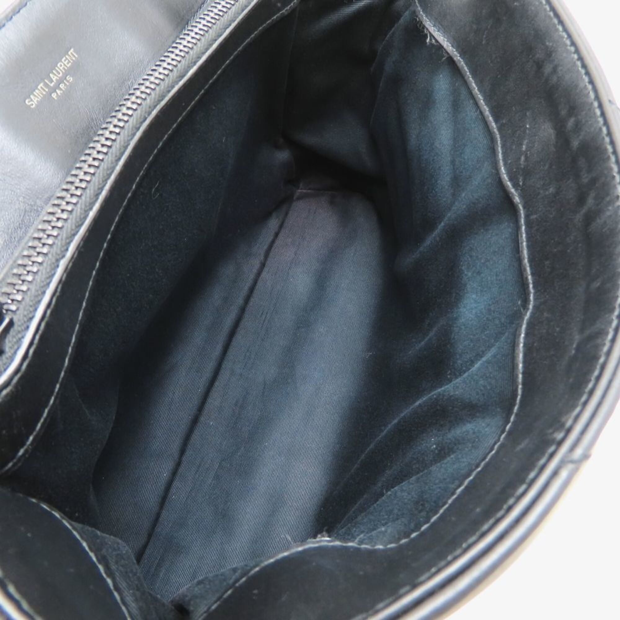 Yves Saint Laurent Black Leather Shoulder Bag (Pre-Owned)