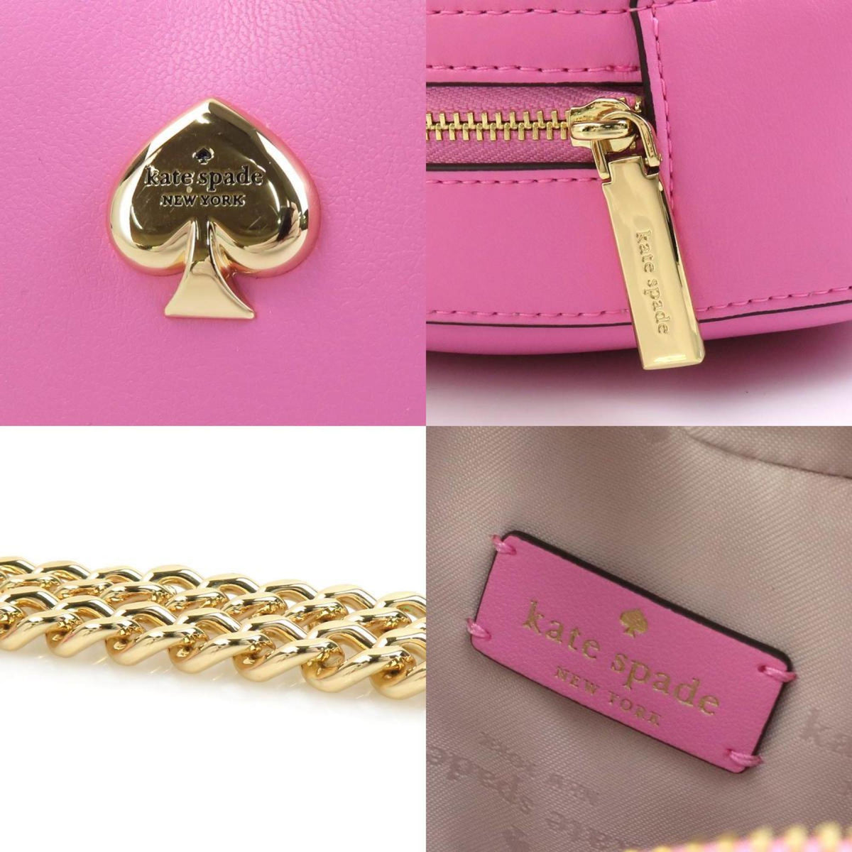 Kate Spade Pink Leather Shoulder Bag (Pre-Owned)