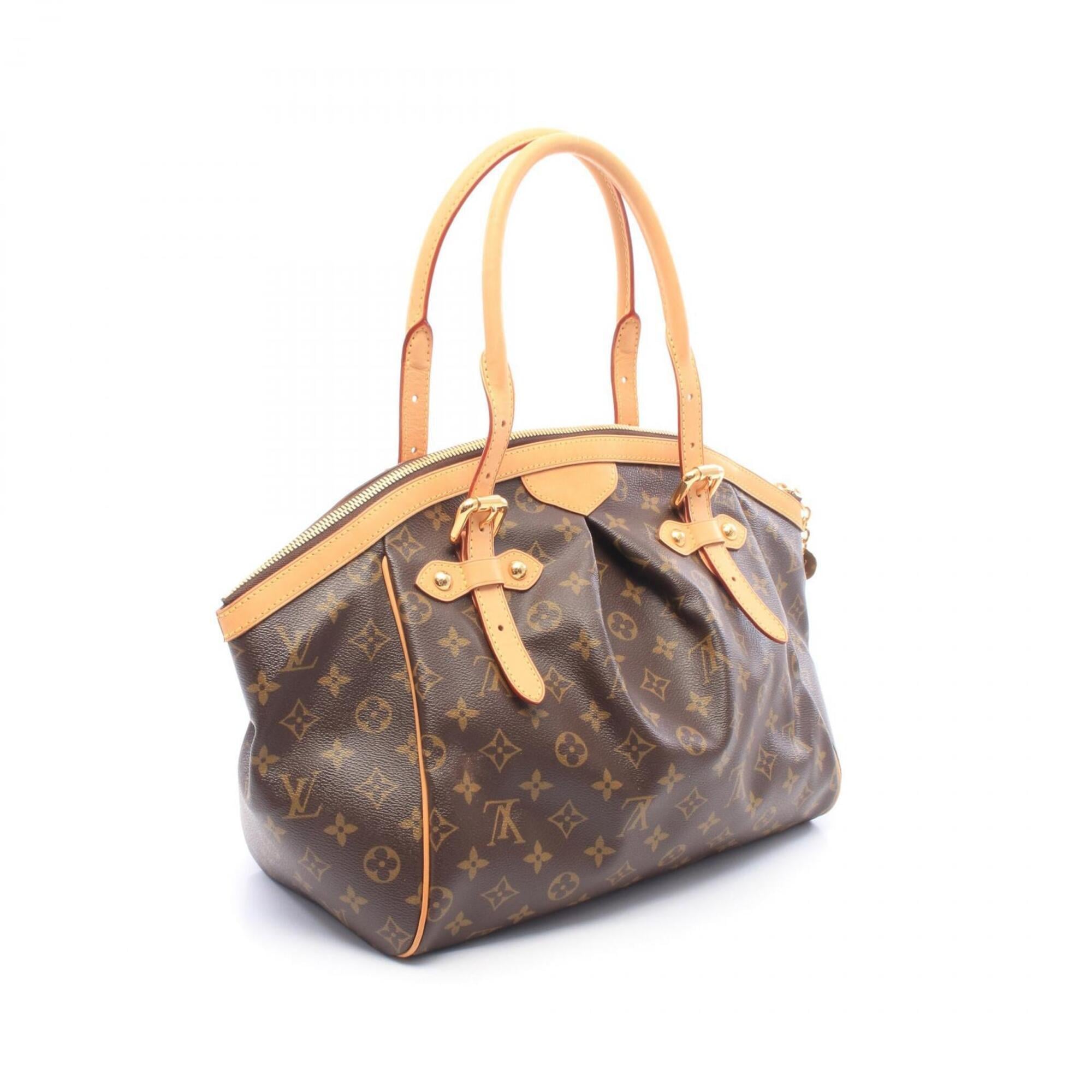 Louis Vuitton Brown Coated Canvas Leather Handbag (Pre-Owned)