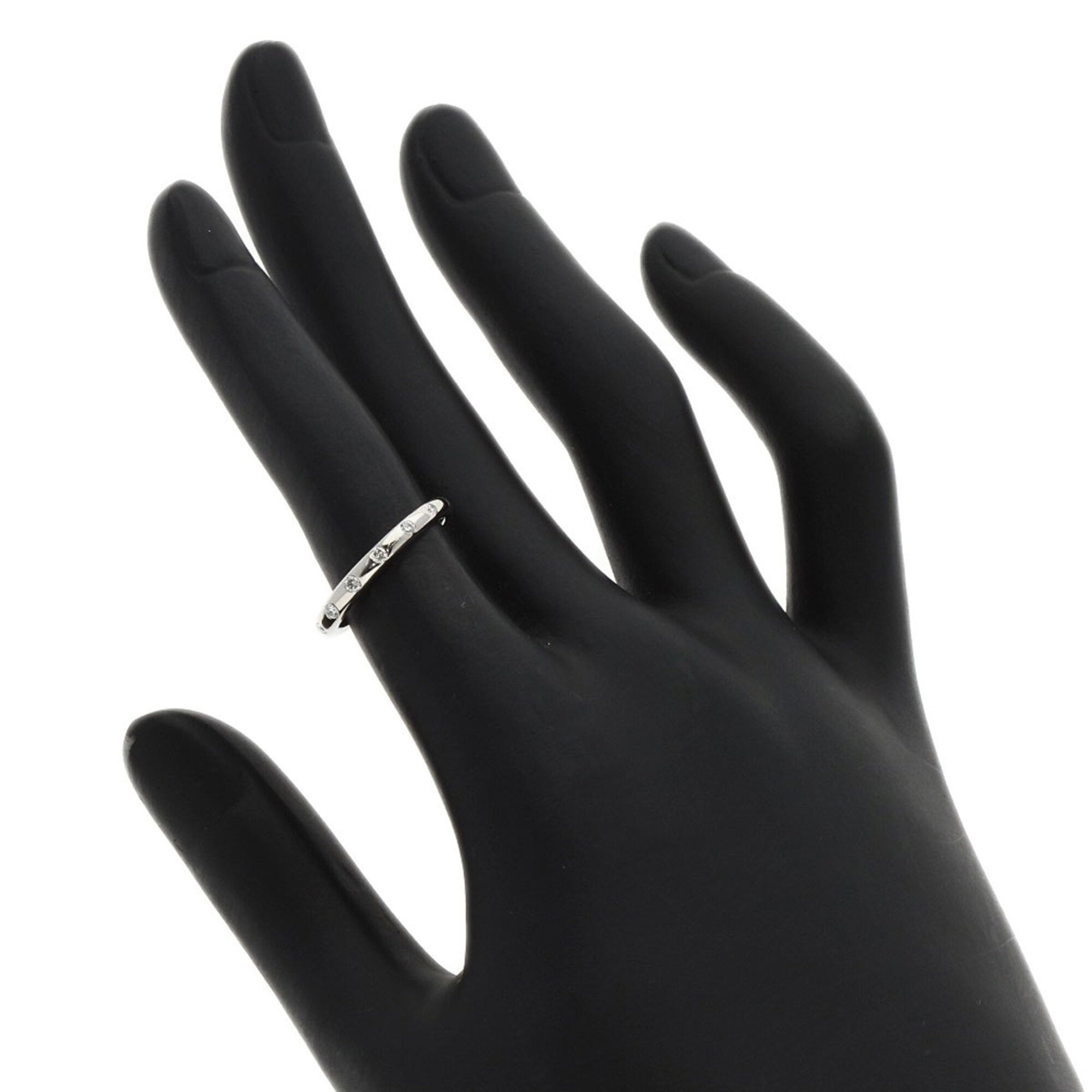 Bvlgari Platinum Platinum 950 Band Ring (Pre-Owned)