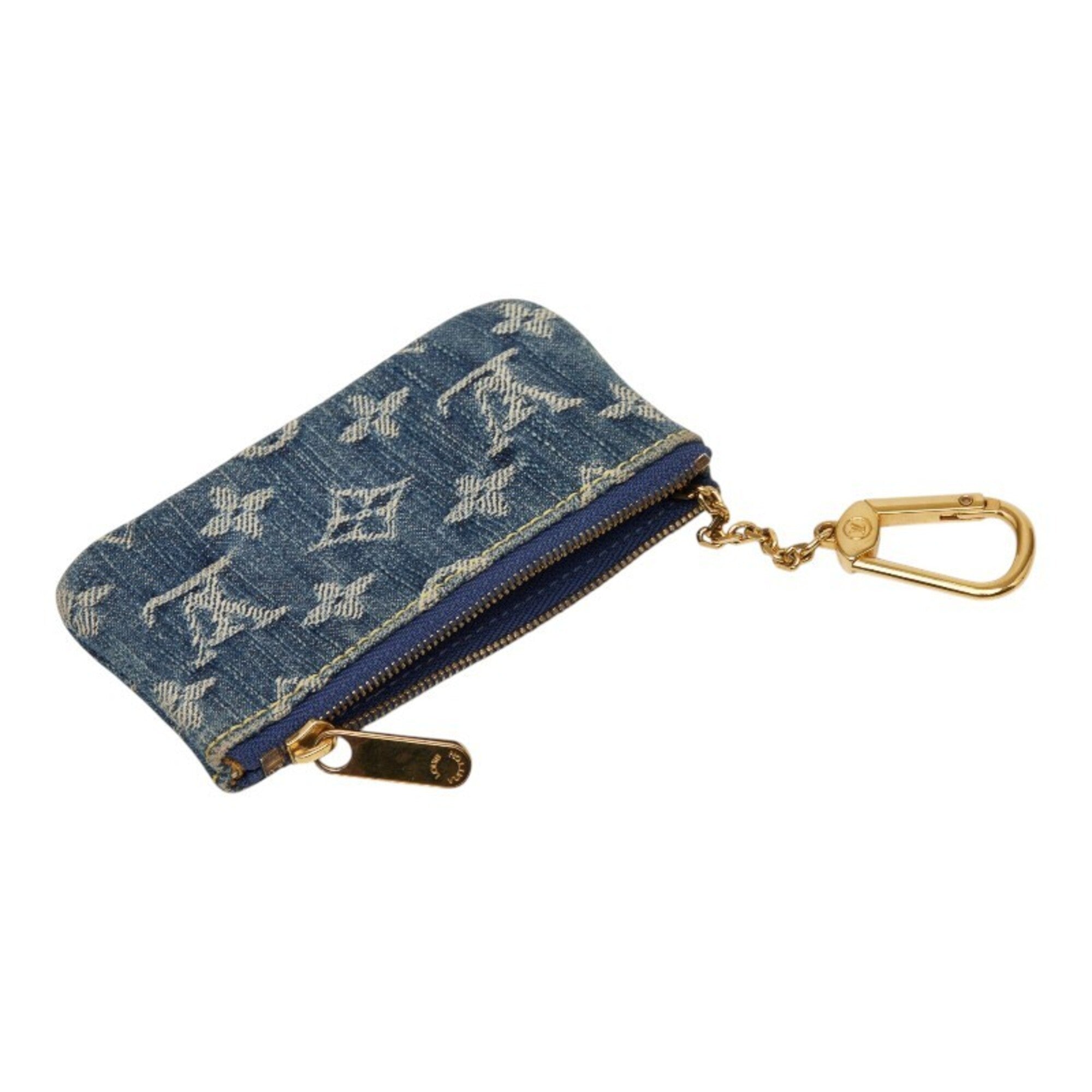 Louis Vuitton Blue Monogram Denim Pochette (Pre-Owned)