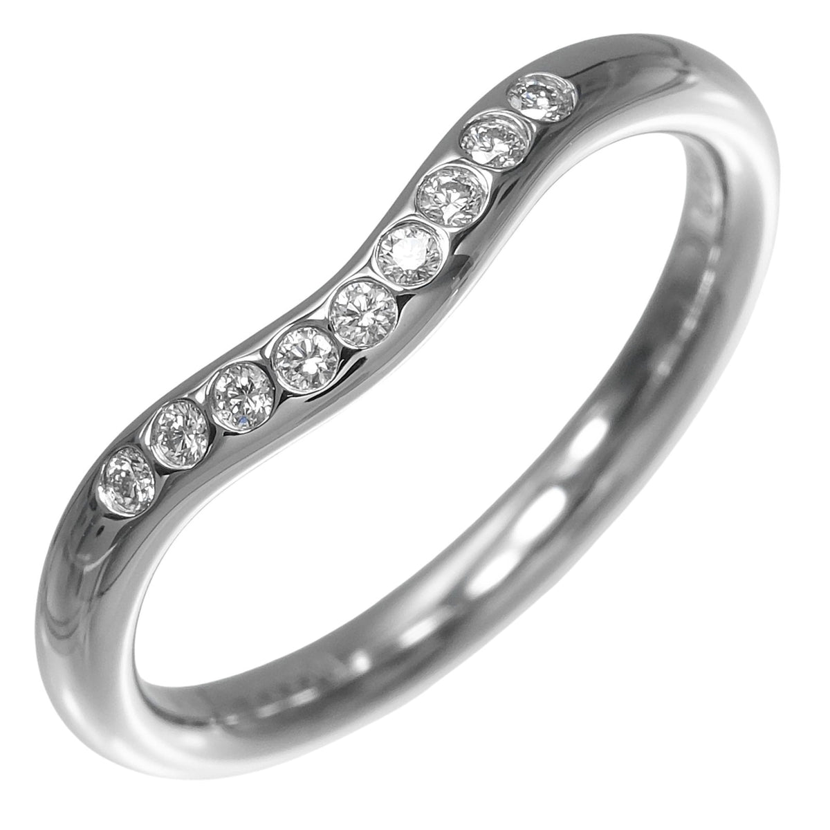 Tiffany Platinum 950 Band Ring (Pre-Owned)