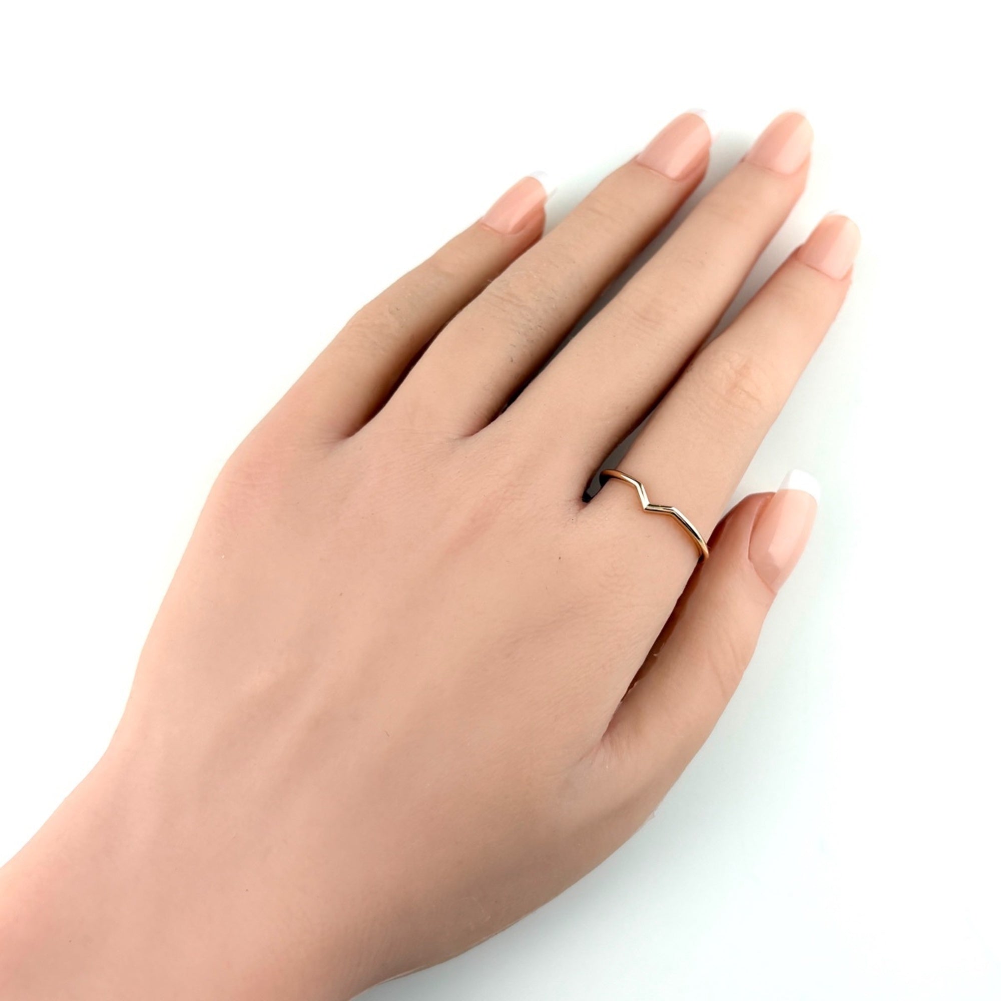 Tiffany Pink Gold (18K) Band Ring (Pre-Owned)