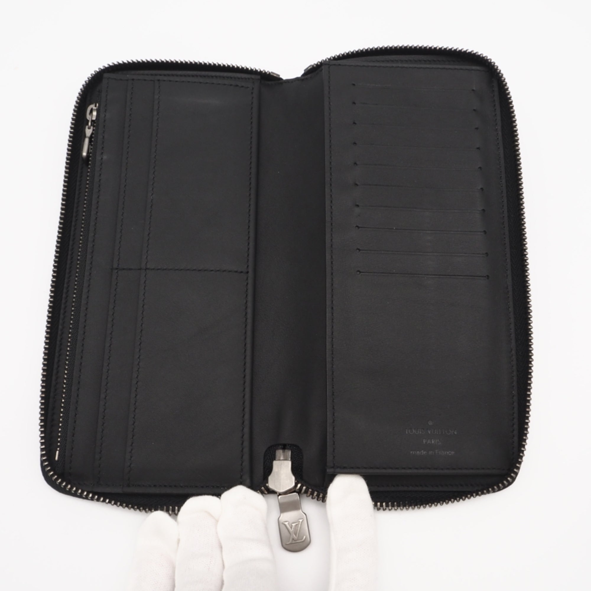 Louis Vuitton Black Damier Canvas Infini Onyx Damier Infini Long Wallet (Bi-Fold) (Pre-Owned)