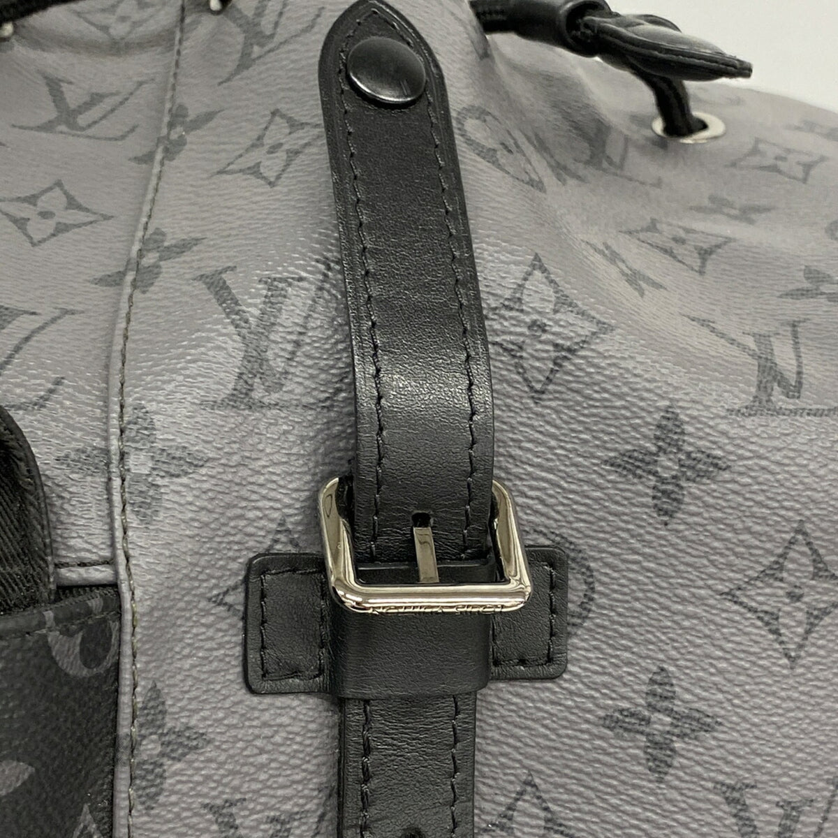 Louis Vuitton Black Gray Backpack (Pre-Owned)