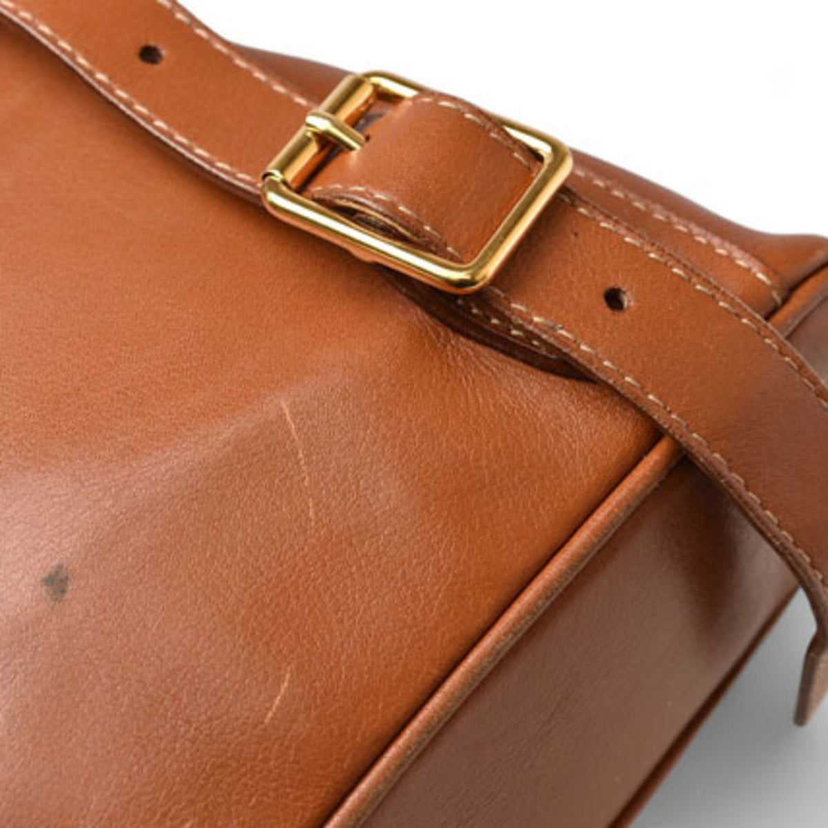 Gucci Brown Leather Backpack (Pre-Owned)