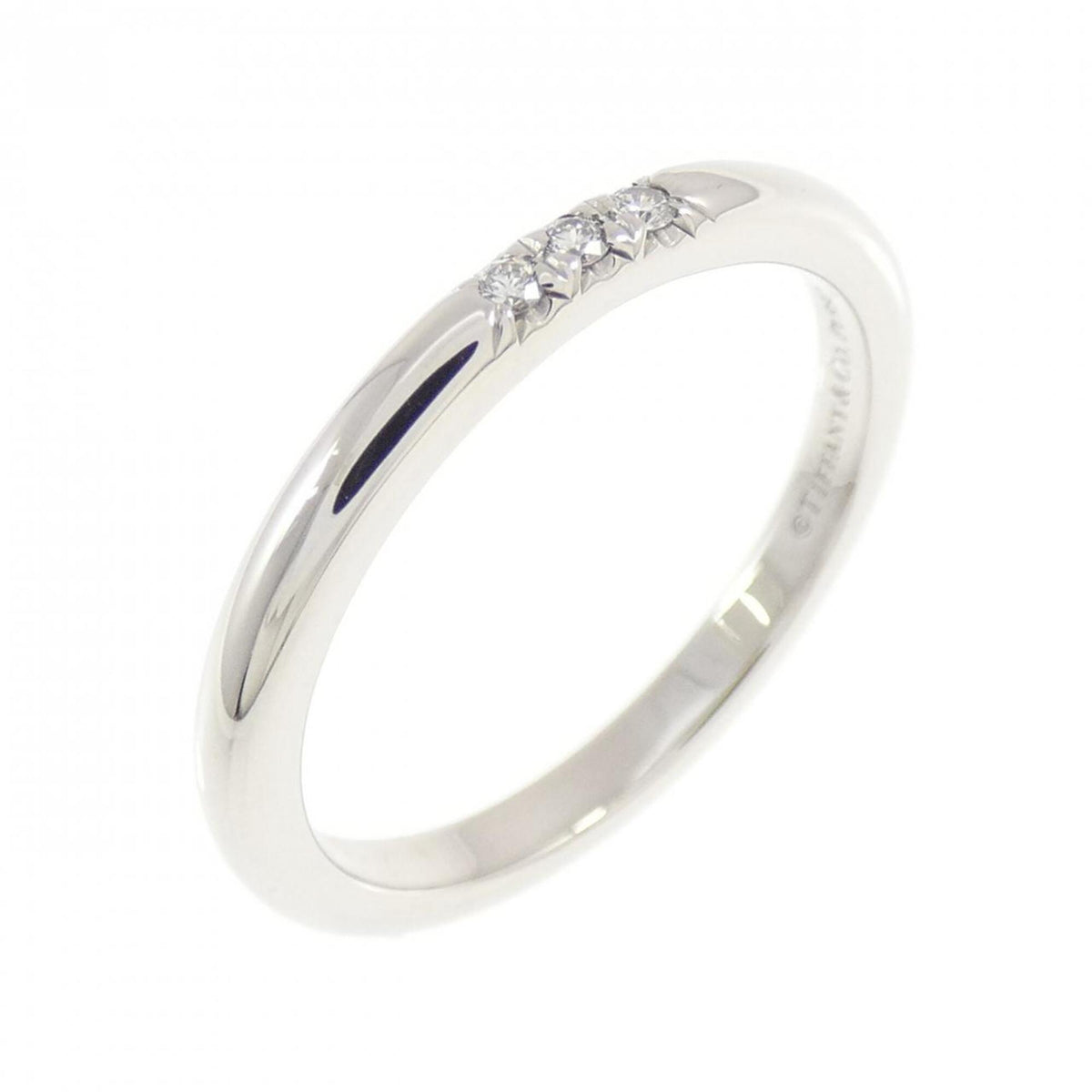 Tiffany Platinum 950 Band Ring (Pre-Owned)