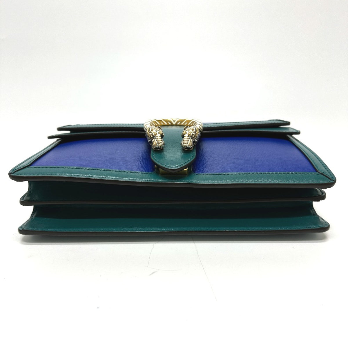 Gucci Blue Leather Shoulder Bag (Pre-Owned)