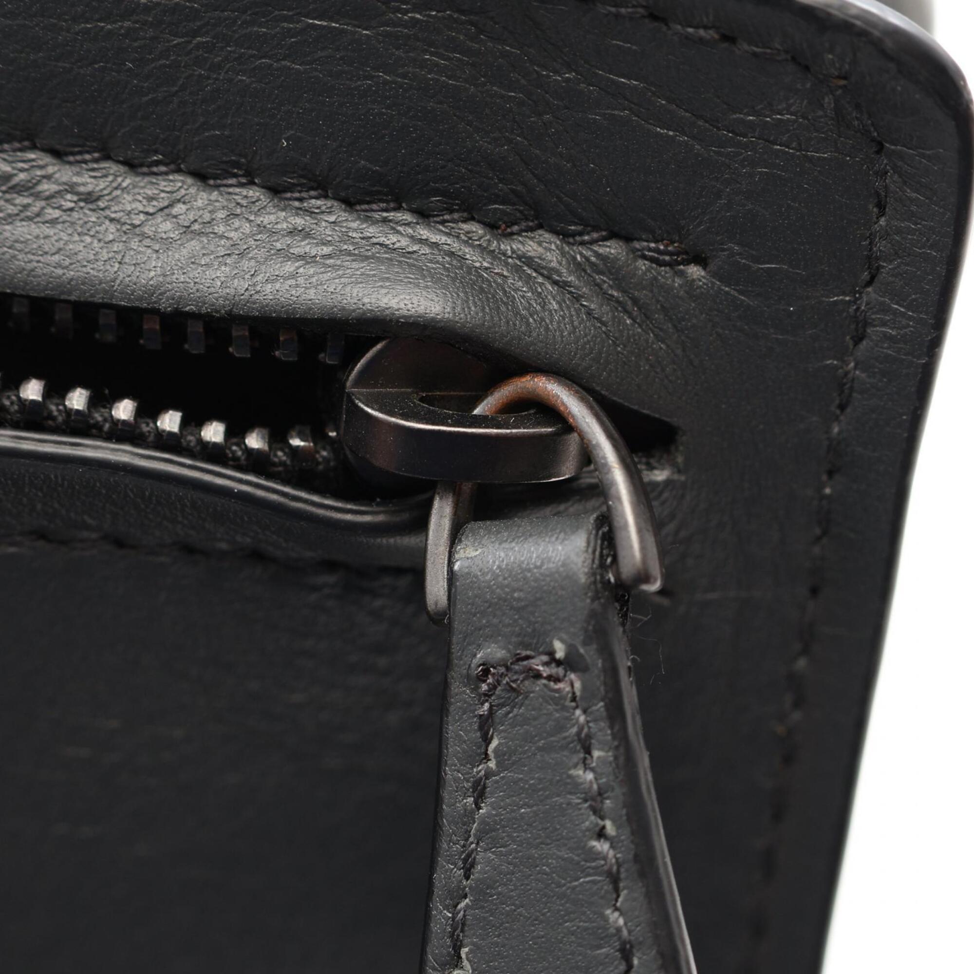 Bottega Veneta Intrecciato Gray Intrecciato Clutch Bag Handbag (Pre-Owned)