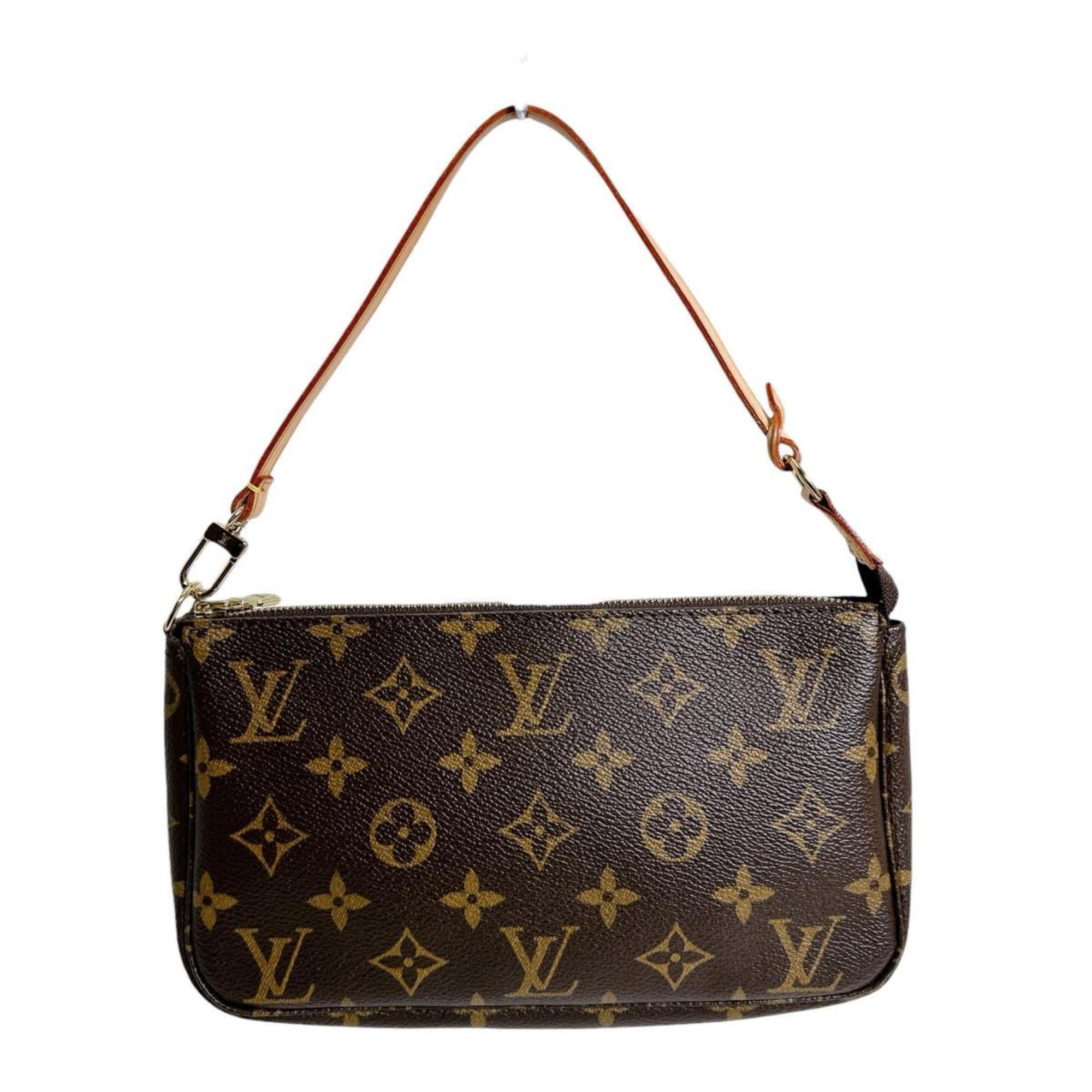 Louis Vuitton Brown Monogram Canvas Pouch (Pre-Owned)