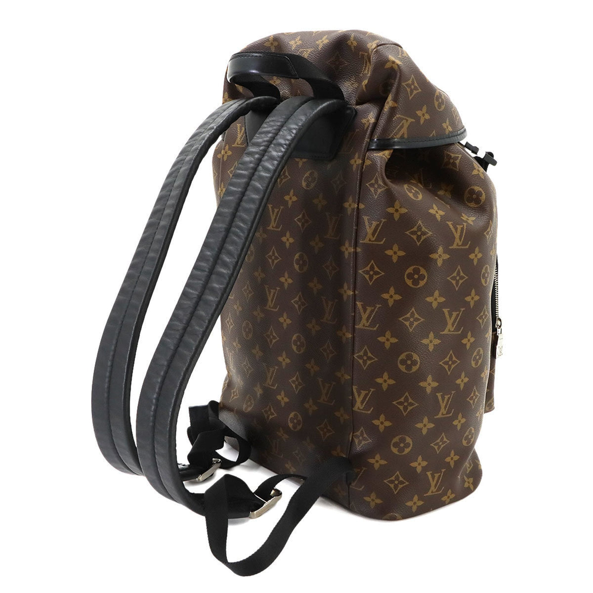Louis Vuitton Brown Monogram Macassar Noir Monogram Backpack (Pre-Owned)
