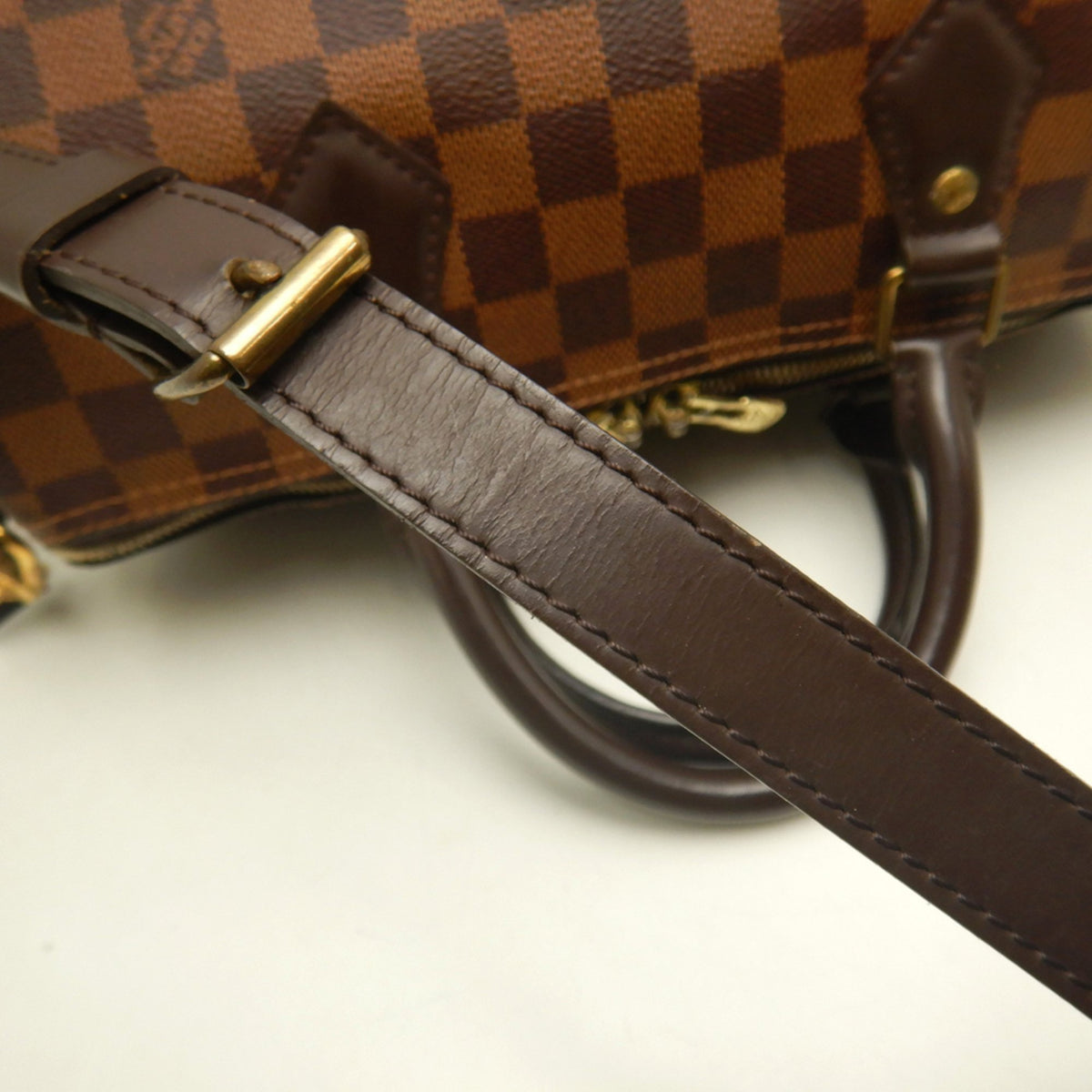 Louis Vuitton Ebene Damier Canvas Handbag (Pre-Owned)