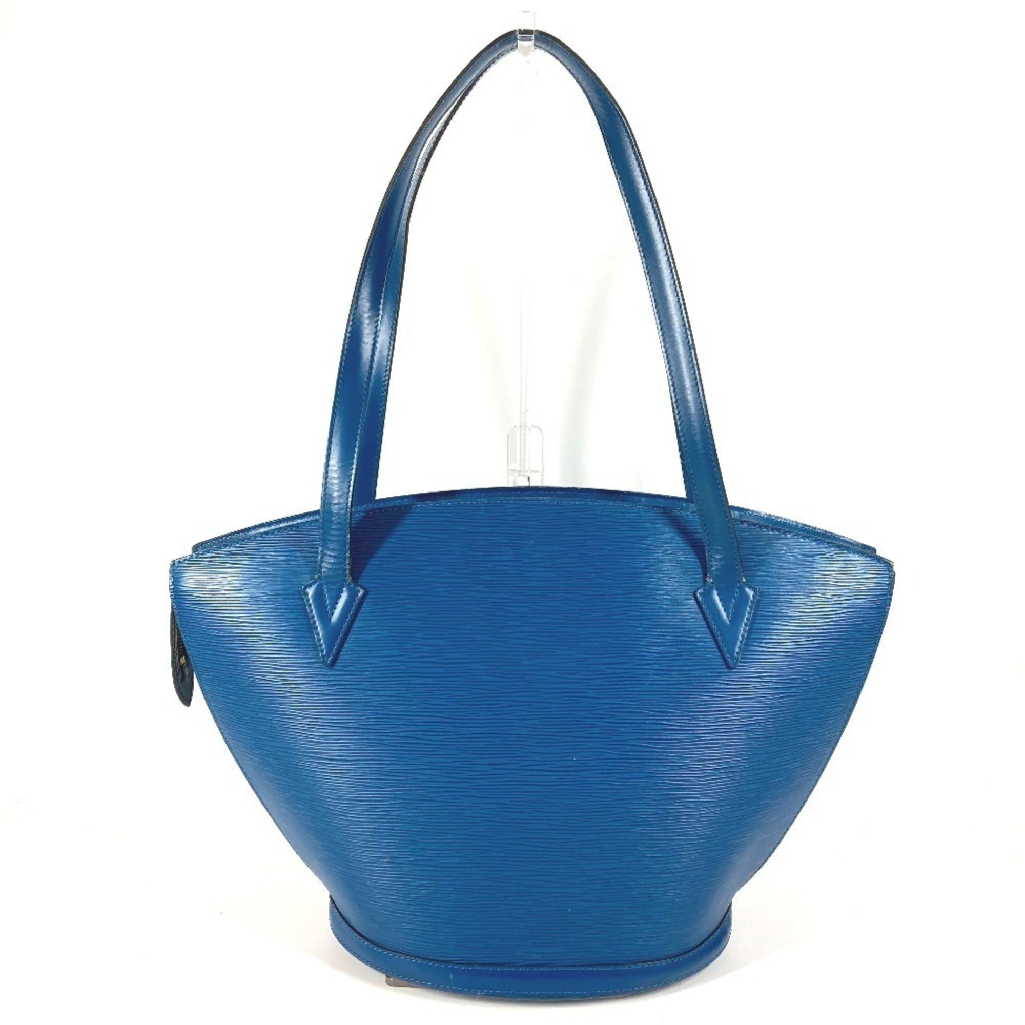 Louis Vuitton Blue Toledo Blue Epi Leather Shoulder Bag Tote Bag (Pre-Owned)