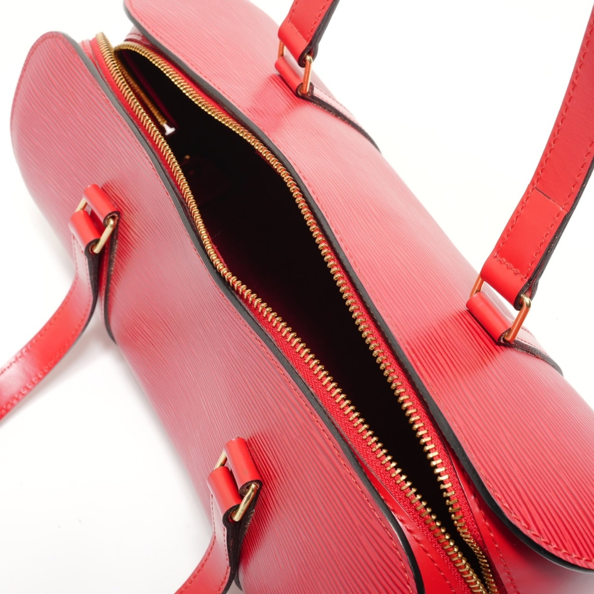 Louis Vuitton Red Color Pouch Shoulder Bag (Pre-Owned)