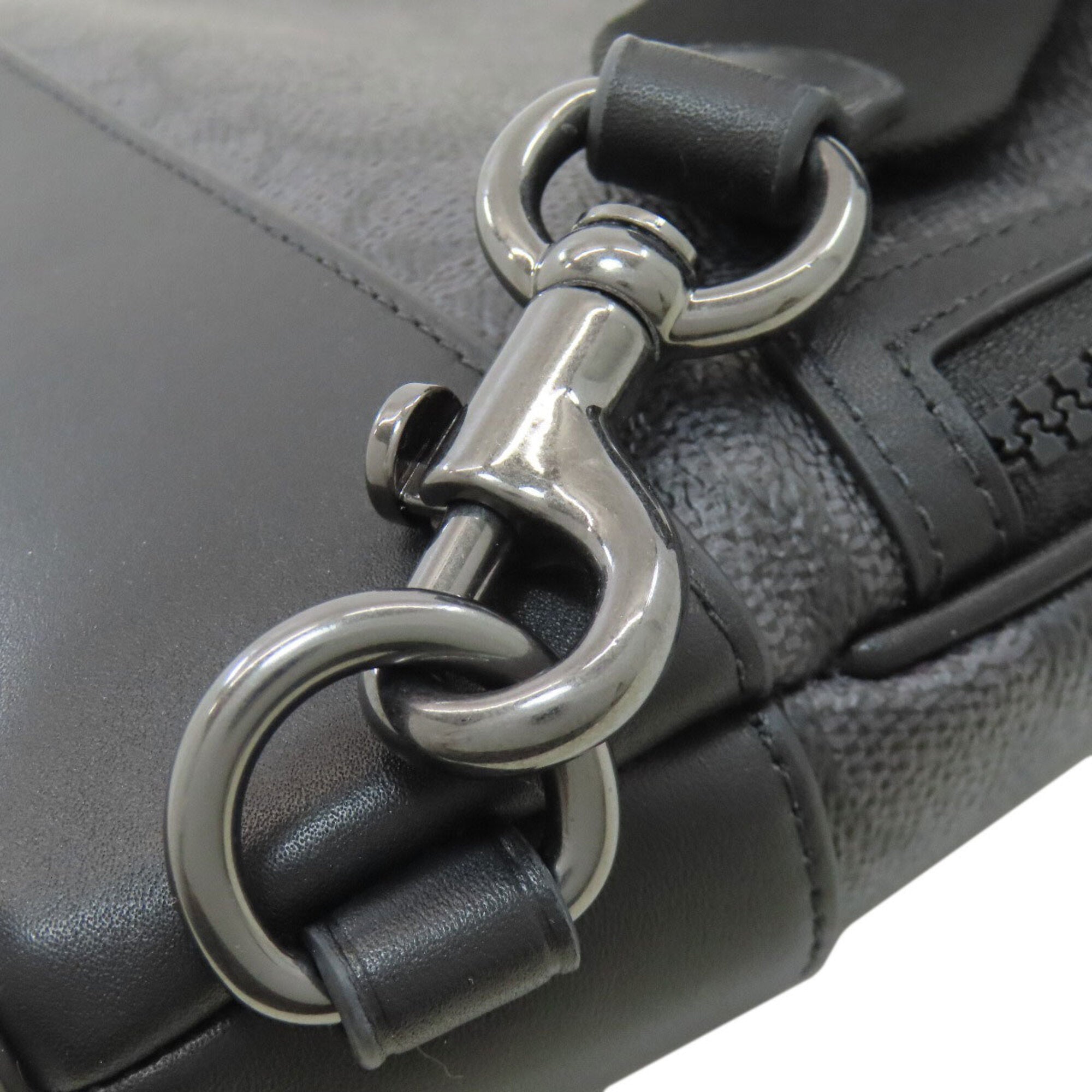Coach Black Pvc Sling Bag (Pre-Owned)
