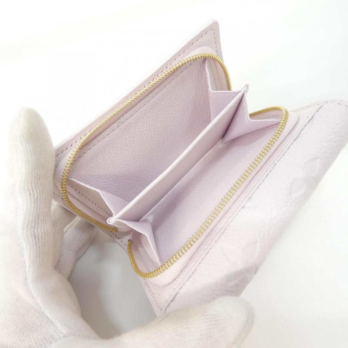 Louis Vuitton Monogram Empreinte Pink Leather Wallet (Bi-Fold) (Pre-Owned)