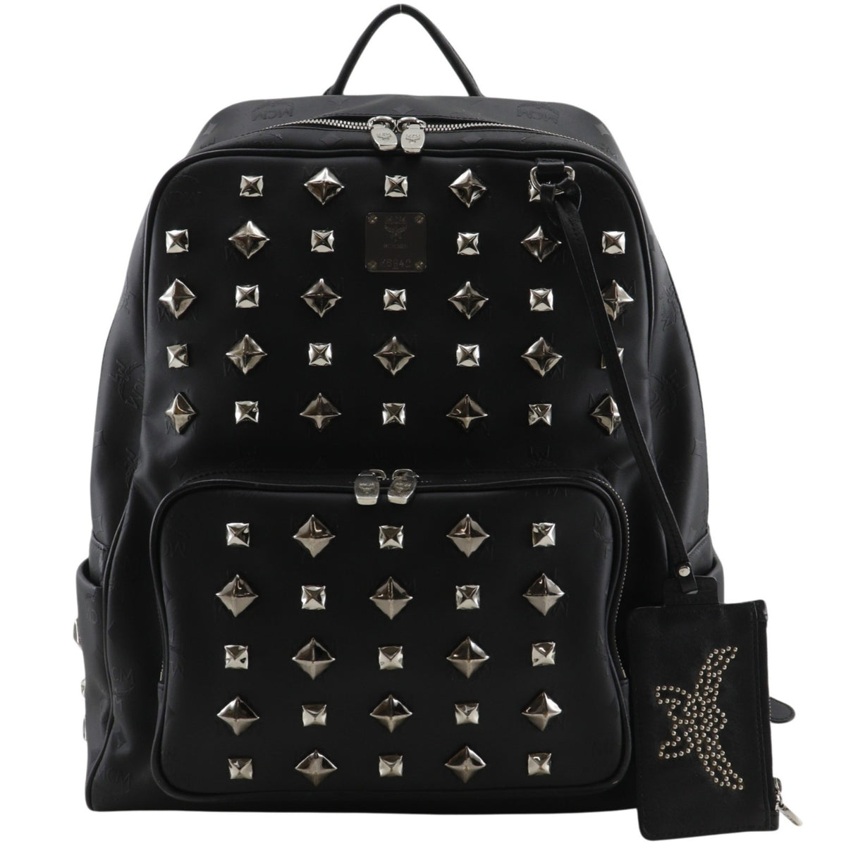 Mcm Black Pvc Backpack (Pre-Owned)