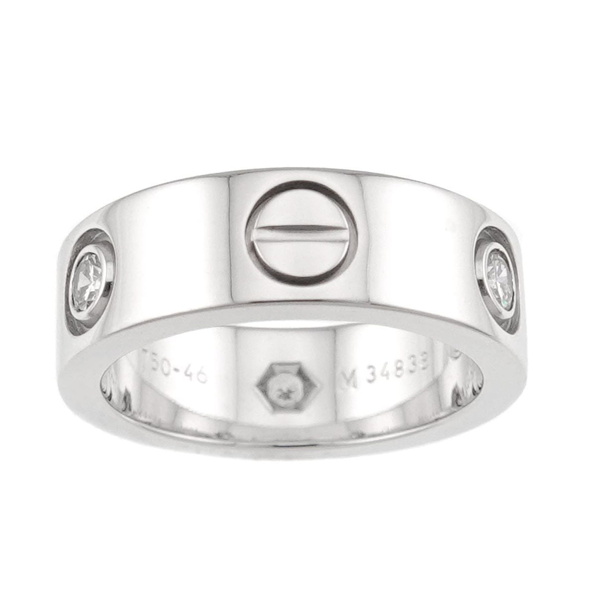 Cartier White Gold (18K) Band Ring (Pre-Owned)