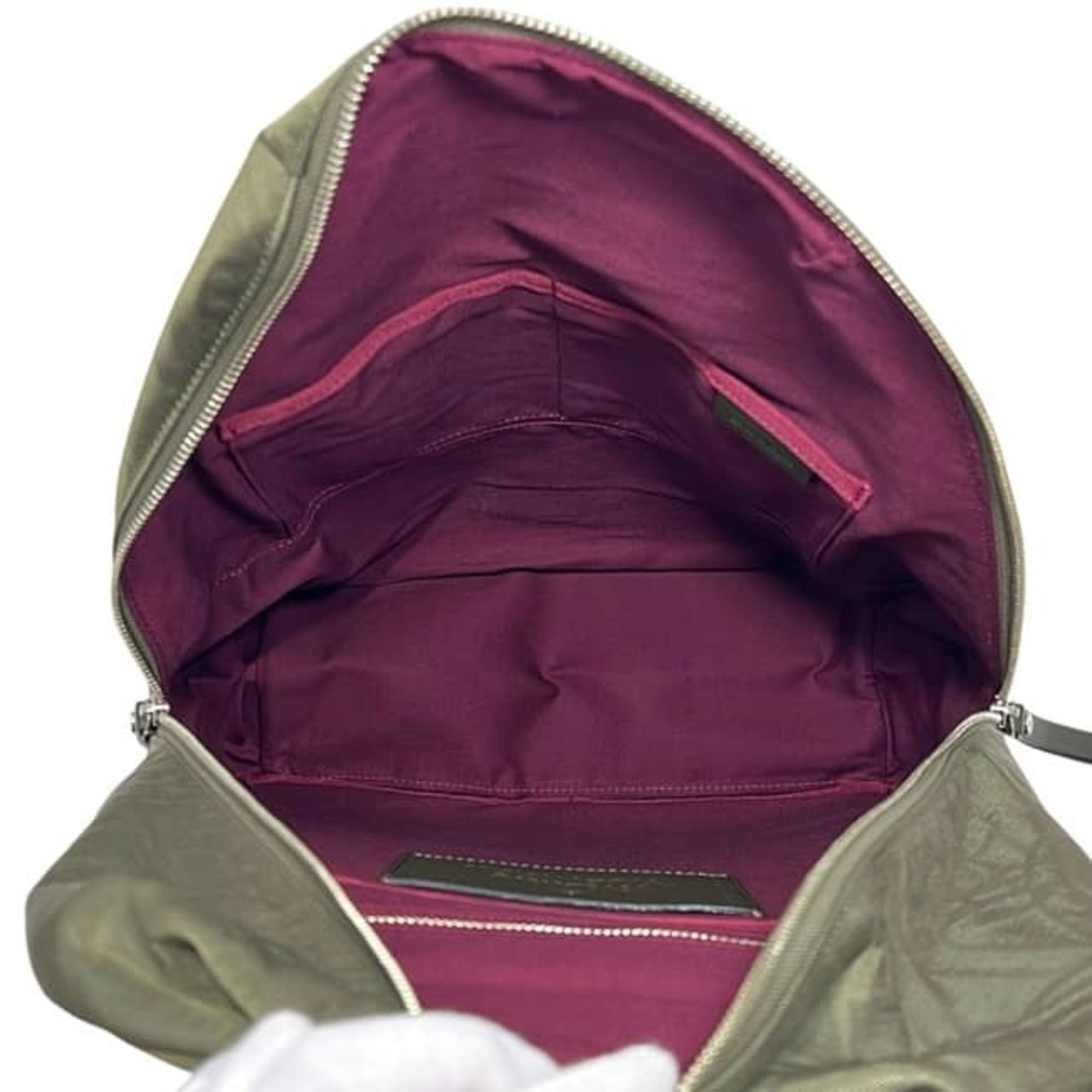Vivienne Westwood Green Khaki Nylon Backpack (Pre-Owned)
