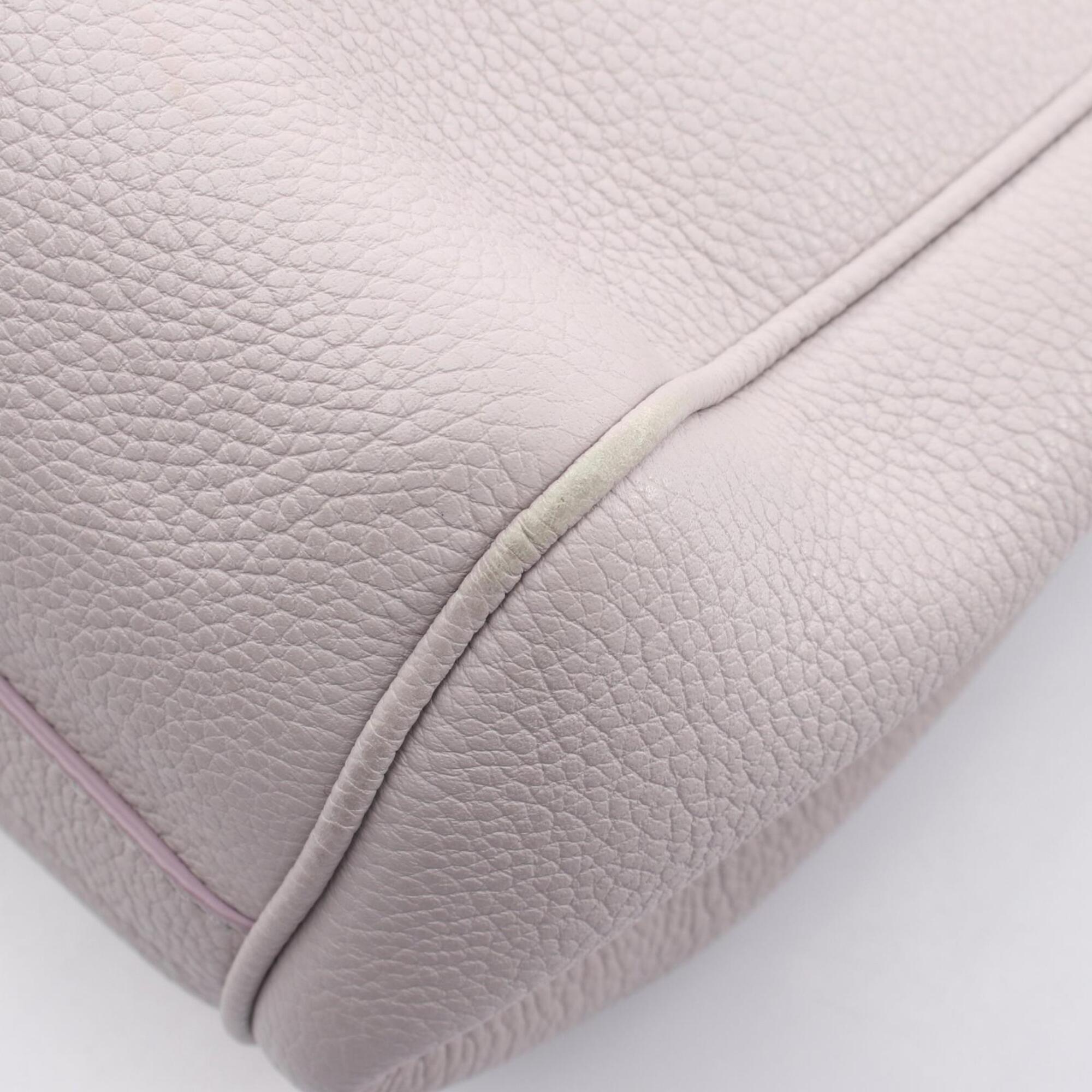 Celine Purple Leather Handbag Tote Bag (Pre-Owned)