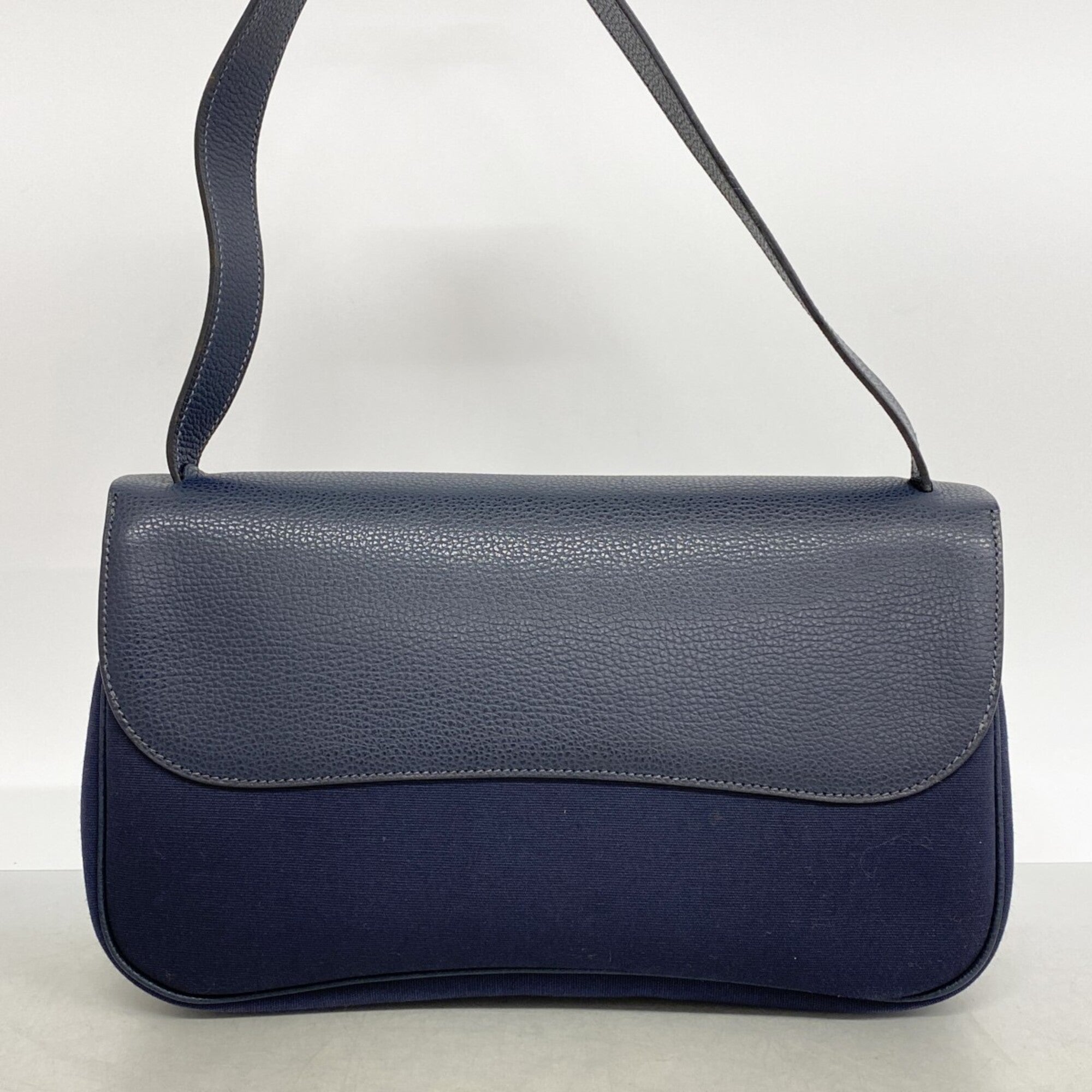 Hermes Navy Vache Liegee Leather Shoulder Bag (Pre-Owned)