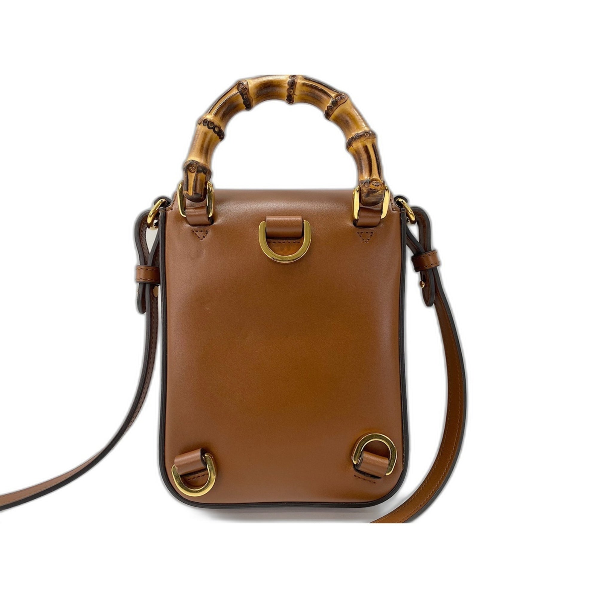 Gucci Bamboo Brown Shoulder Bag (Pre-Owned)