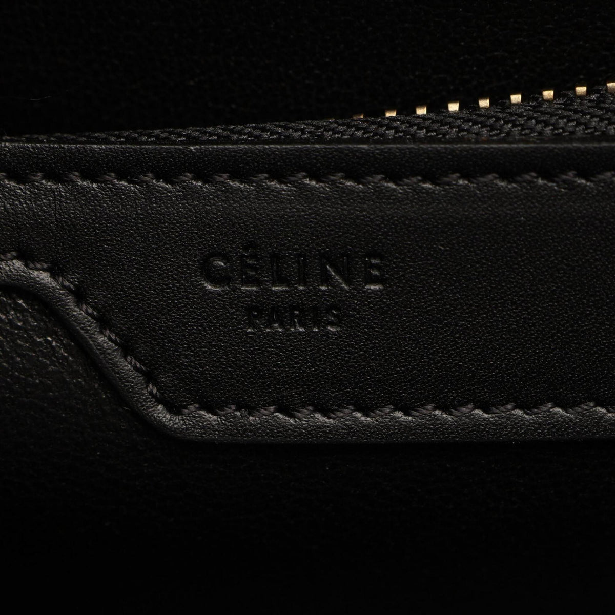 Celine Beige Black White Leather Suede Handbag Tote Bag (Pre-Owned)