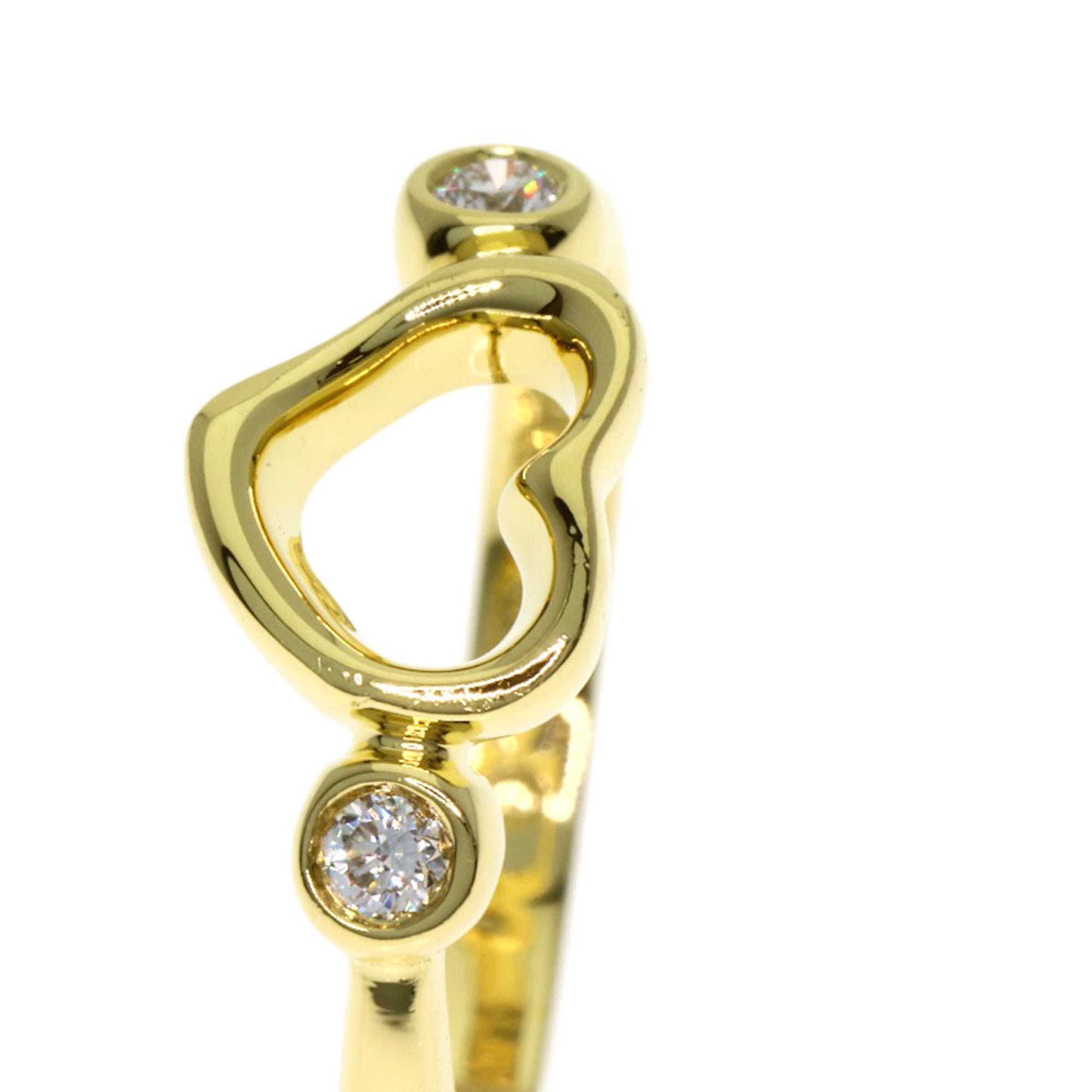 Tiffany Open Heart Yellow Gold (18K) Band Ring (Pre-Owned)