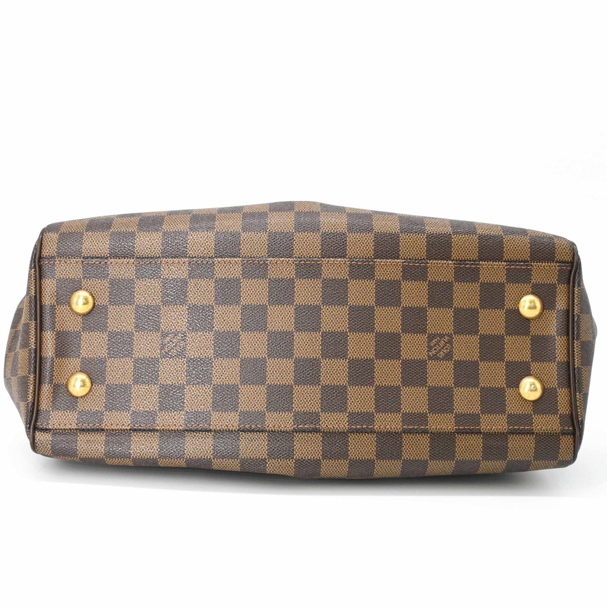 Louis Vuitton Brown Damier Canvas Ebene Damier Canvas Handbag Shoulder Bag (Pre-Owned)