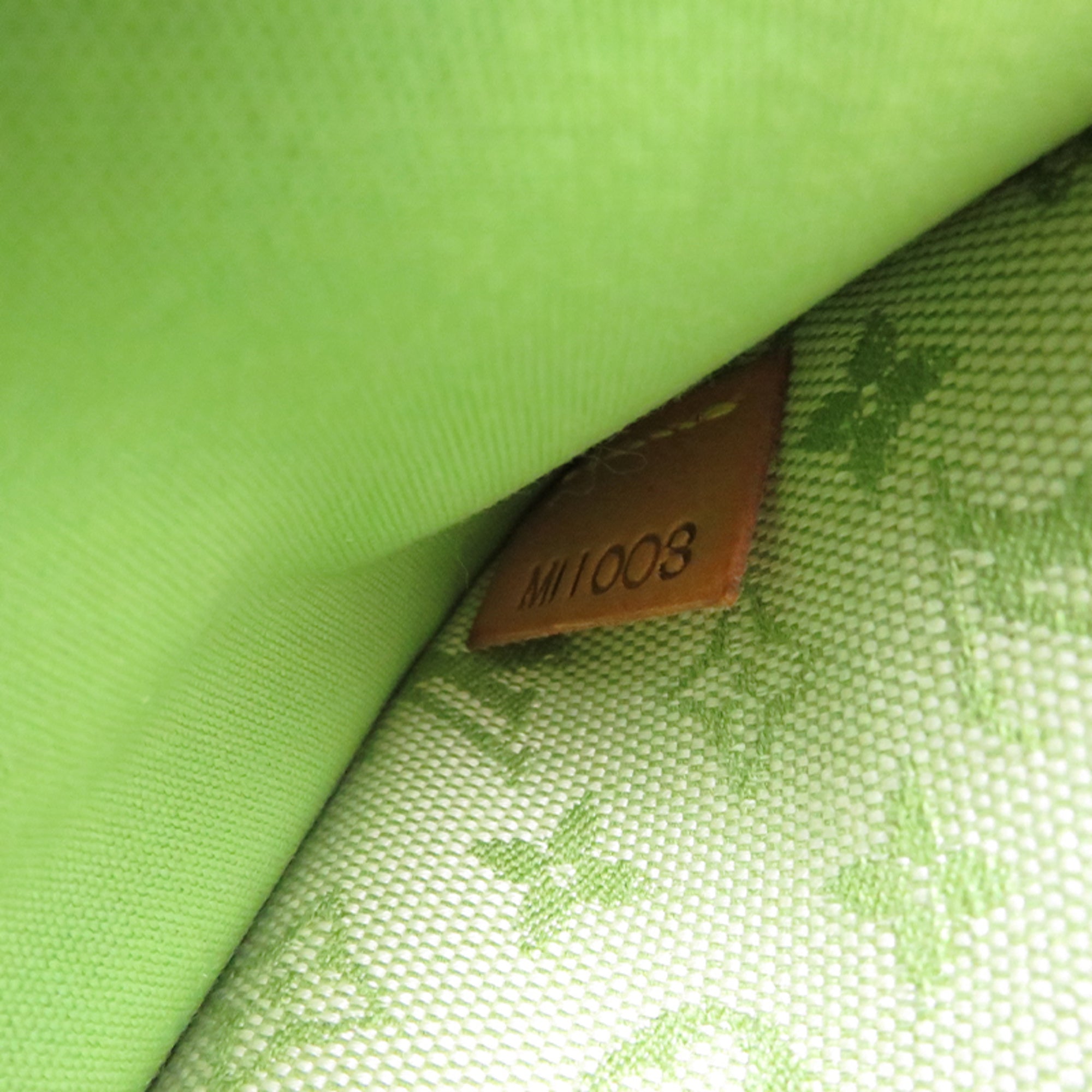 Louis Vuitton Green Monogram Pouch (Pre-Owned)