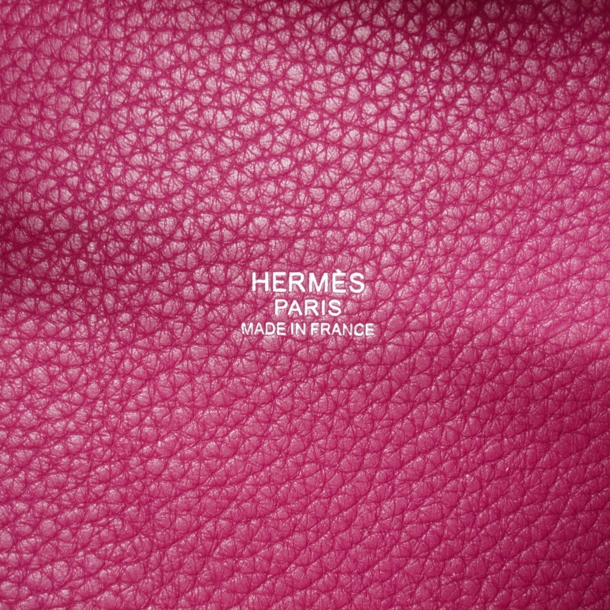 Hermes Tosca Taurillon Clemence Leather Handbag (Pre-Owned)