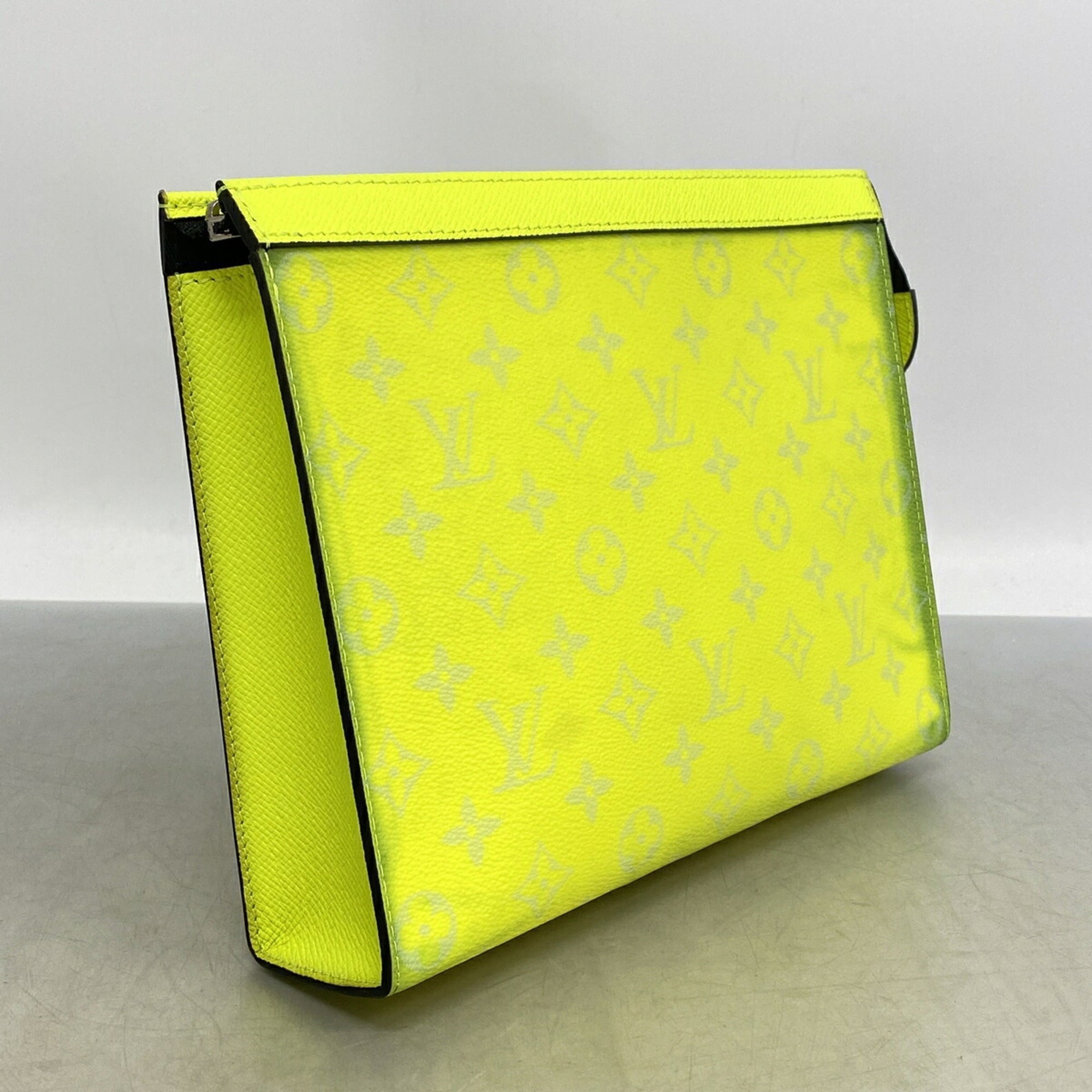 Louis Vuitton Yellow Clutch Bag (Pre-Owned)