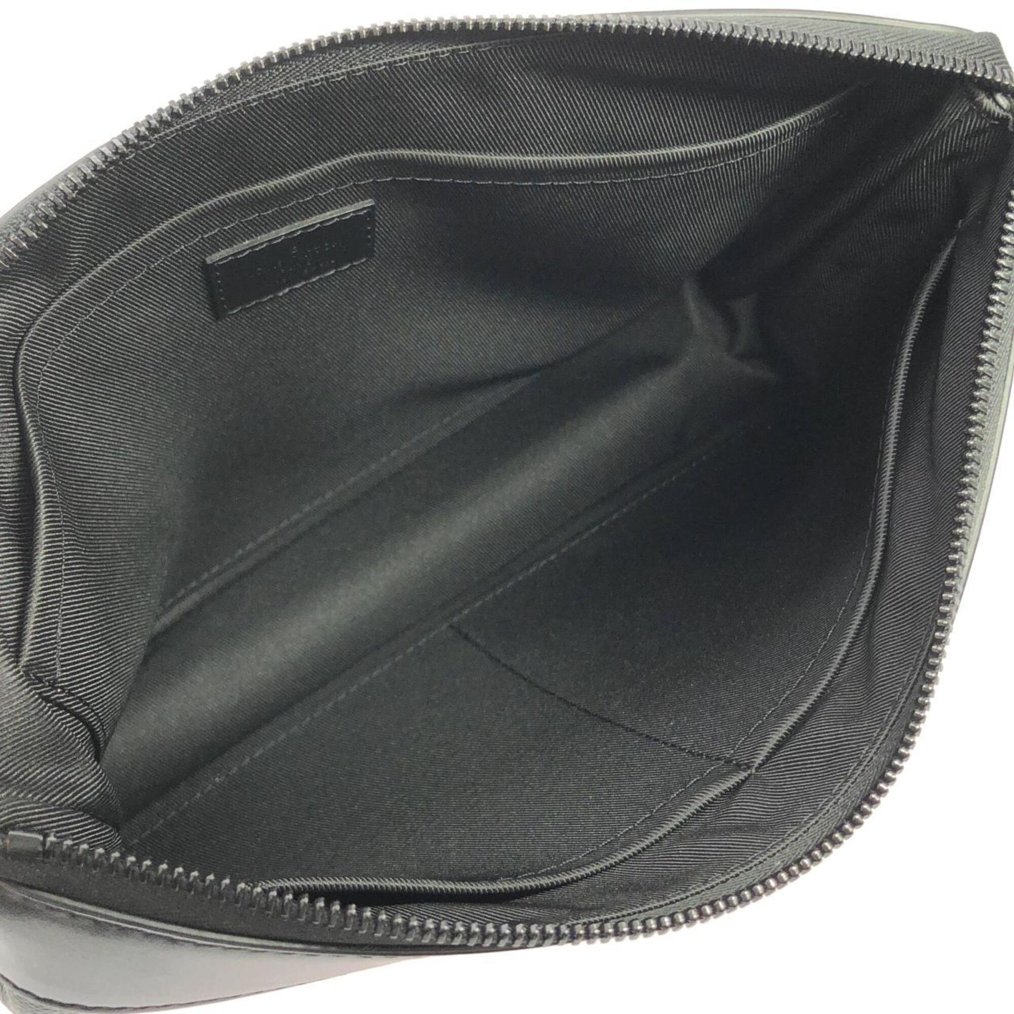 Louis Vuitton Black Coated Canvas Handbag Pochette (Pre-Owned)