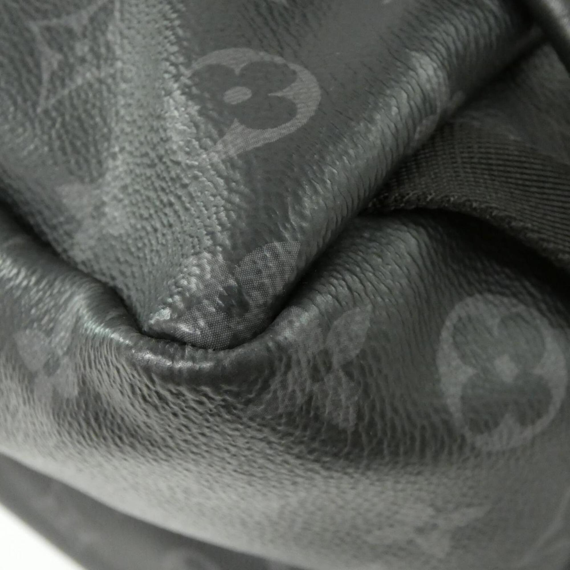 Louis Vuitton Black Coated Canvas Backpack (Pre-Owned)