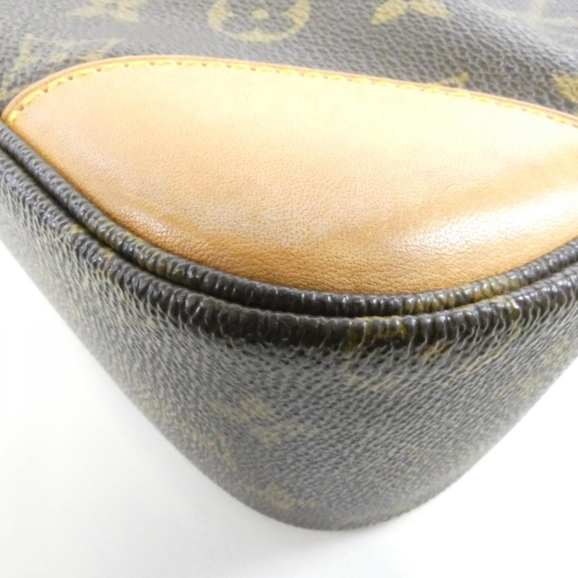 Louis Vuitton Marron Coated Canvas Shoulder Bag (Pre-Owned)