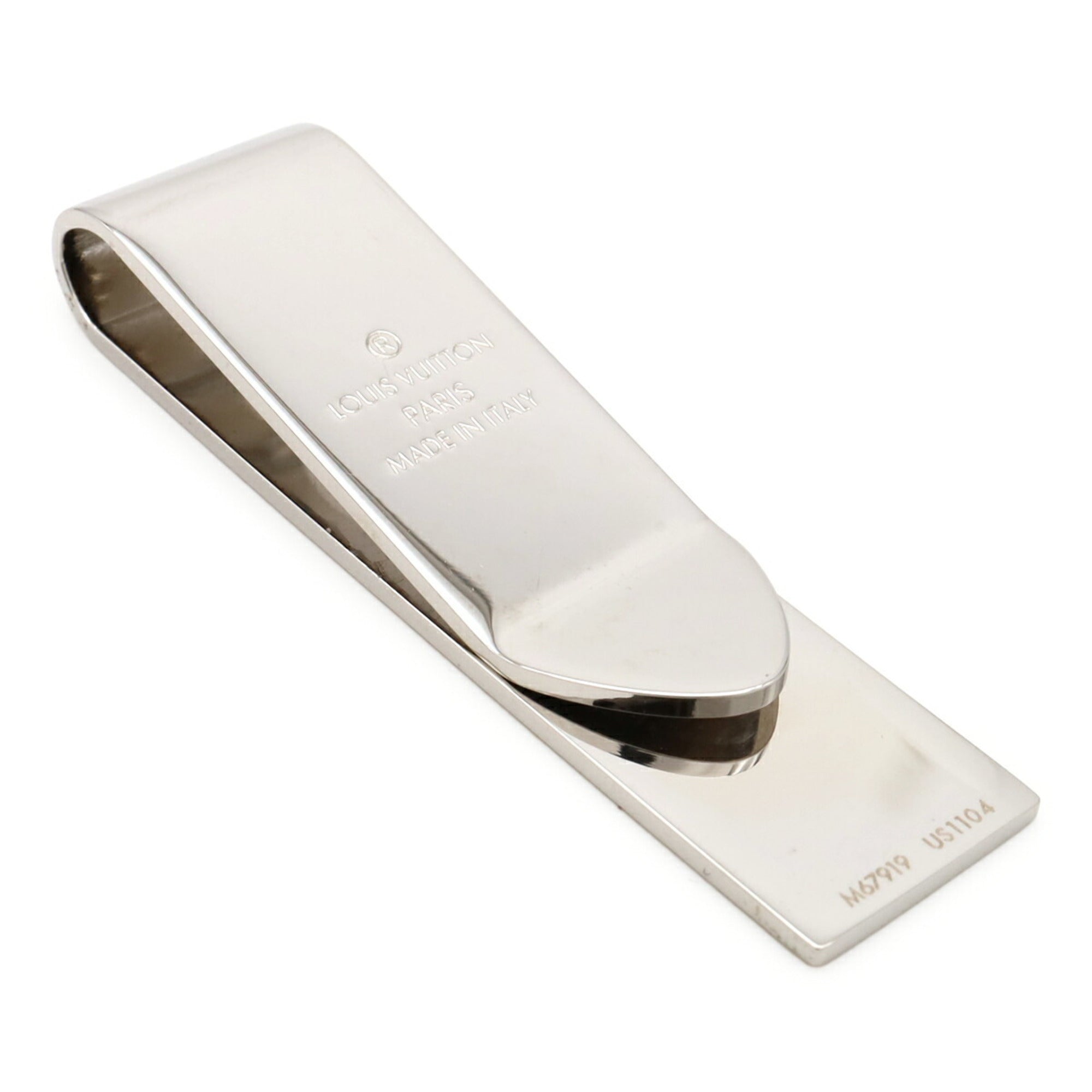 Louis Vuitton Silver Metal Money Clip (Pre-Owned)