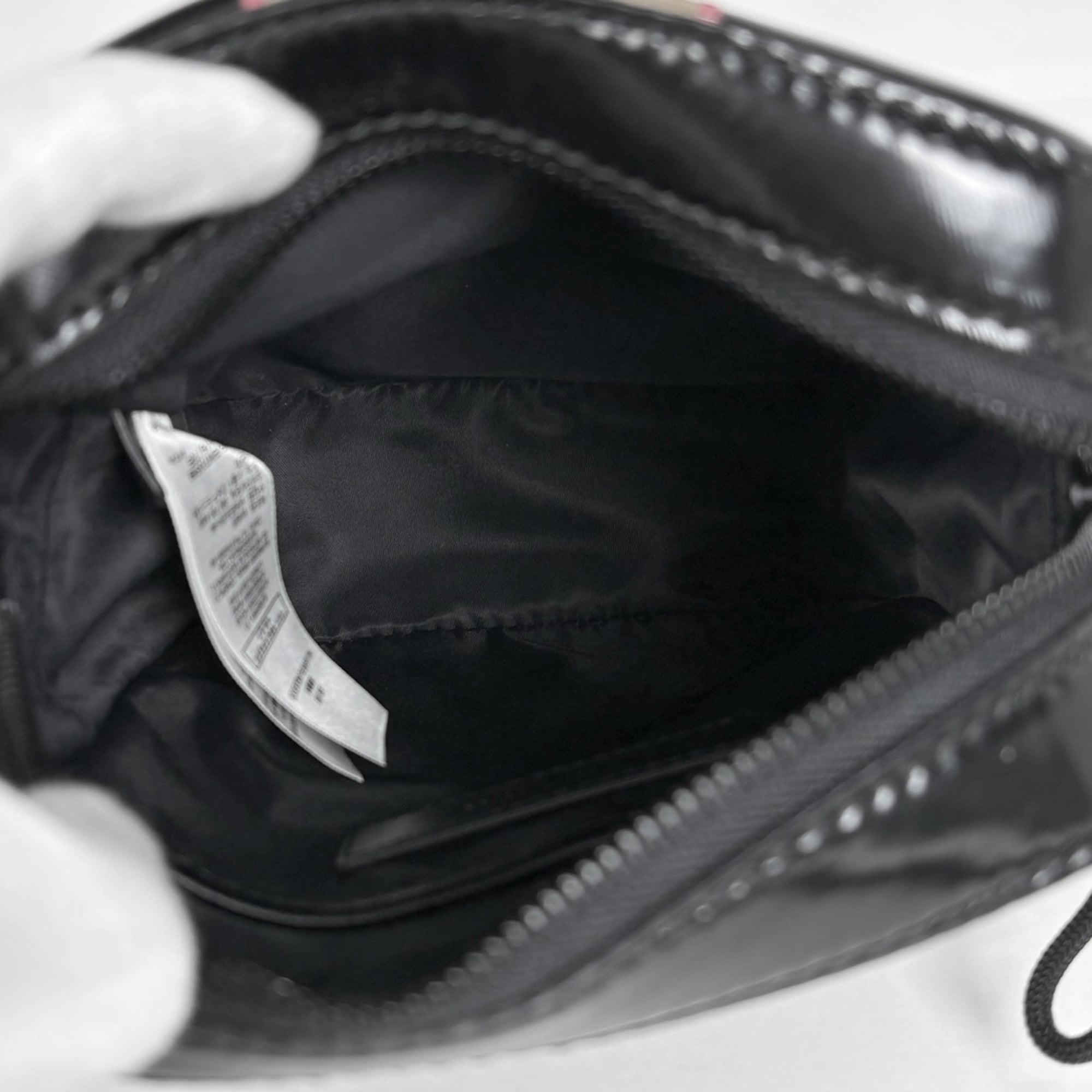 Burberry Black Coated Canvas Shoulder Bag (Pre-Owned)