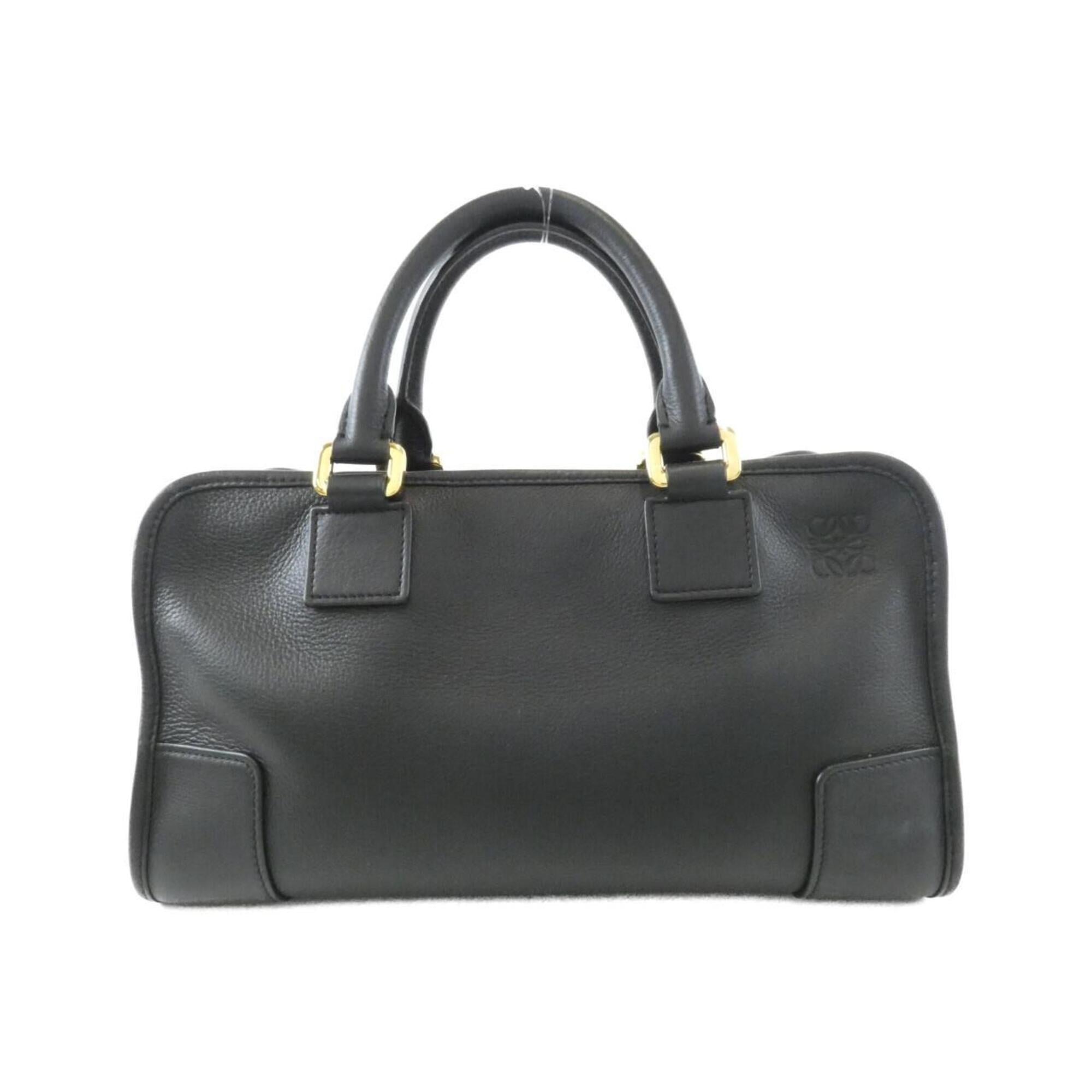 Loewe Amazona Black Leather Handbag (Pre-Owned)