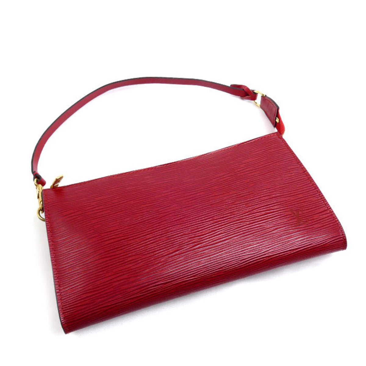 Louis Vuitton Red Color Epi Leather Pouch (Pre-Owned)